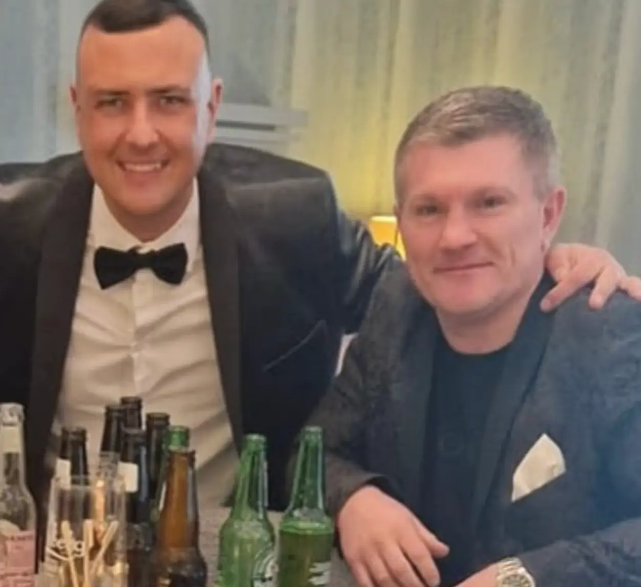 Ricky Hatton's friend David Leigh took his own life. Image: Getty 