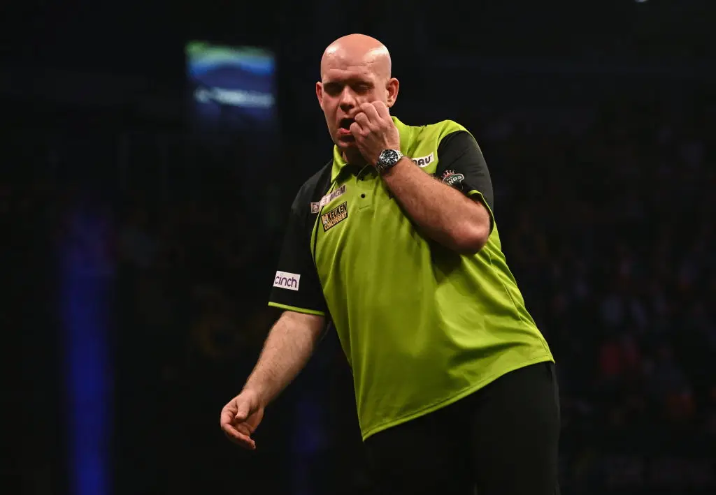 Michael van Gerwen lost his first round match at PC3 (Image: Getty)