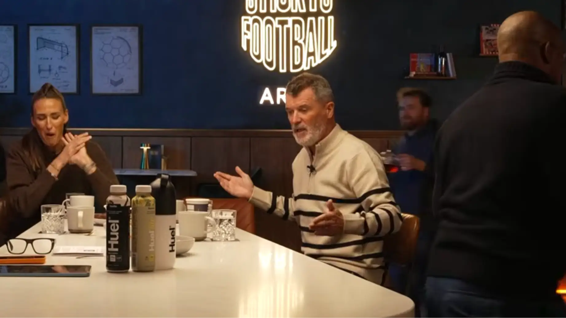 Ian Wright Storms Off Stick To Football Set After Roy Keane Rant