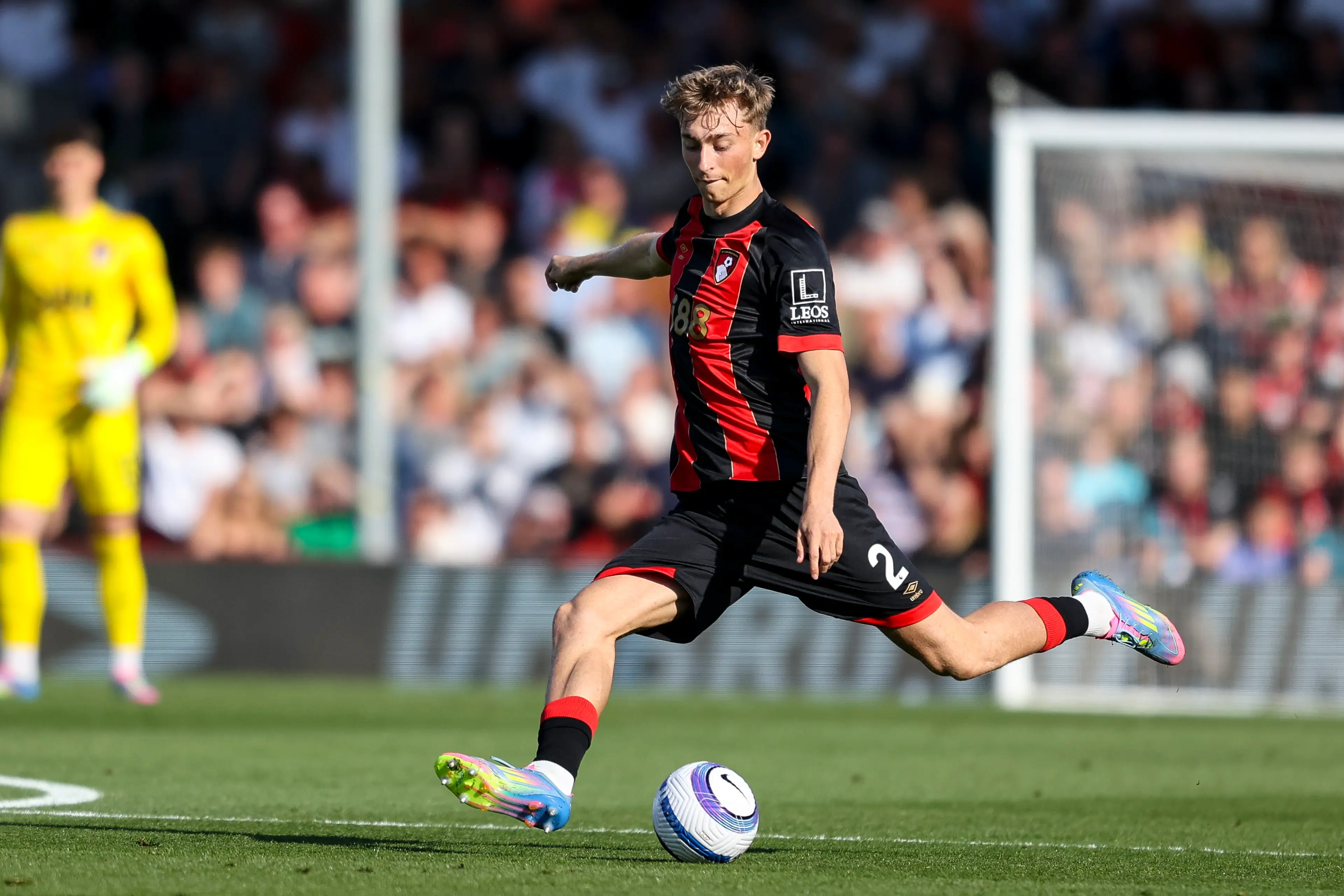 Dean Huijsen has been linked with a move to Real Madrid. Image: Getty