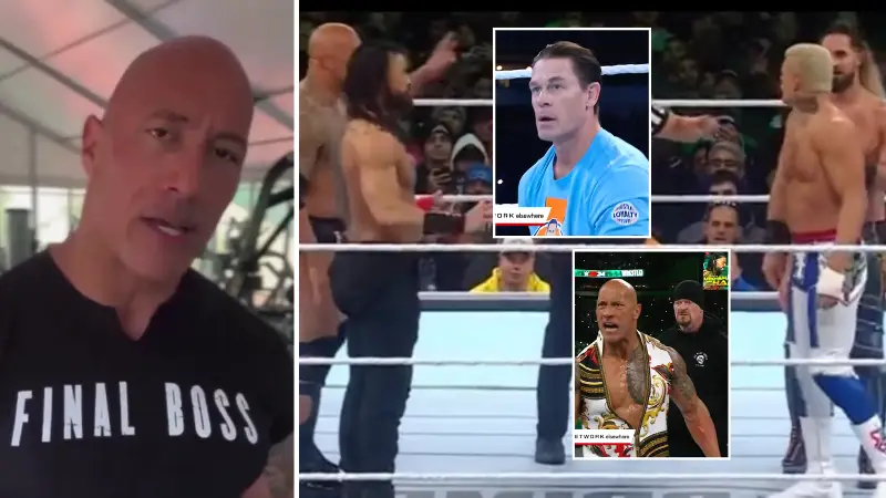 WWE via YouTube/The Rock via Instagram