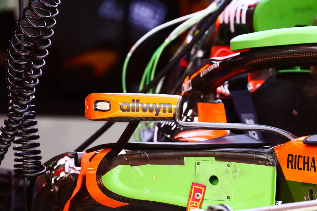 A close up of Allwyn branding
