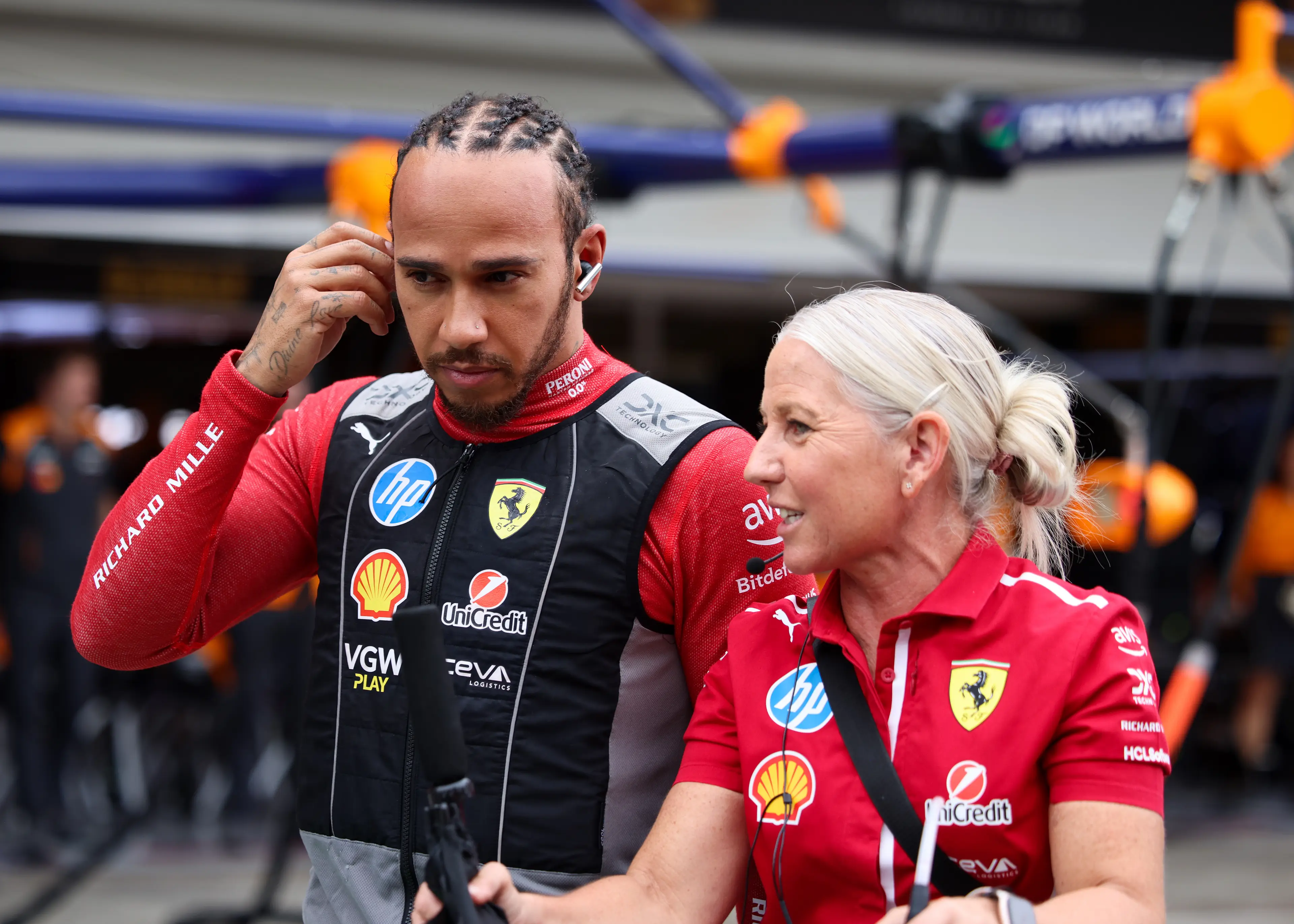 Lewis Hamilton has struggled since joining Ferrari. Image: Getty