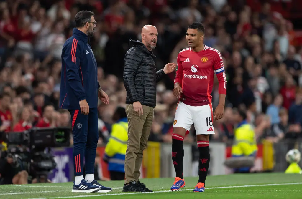 Casemiro played a big role during Erik ten Hag's time at Manchester United. (Image: Getty)