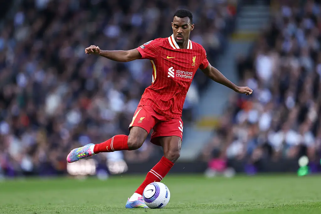 Ryan Gravenberch in action for Liverpool (Credit:Getty)