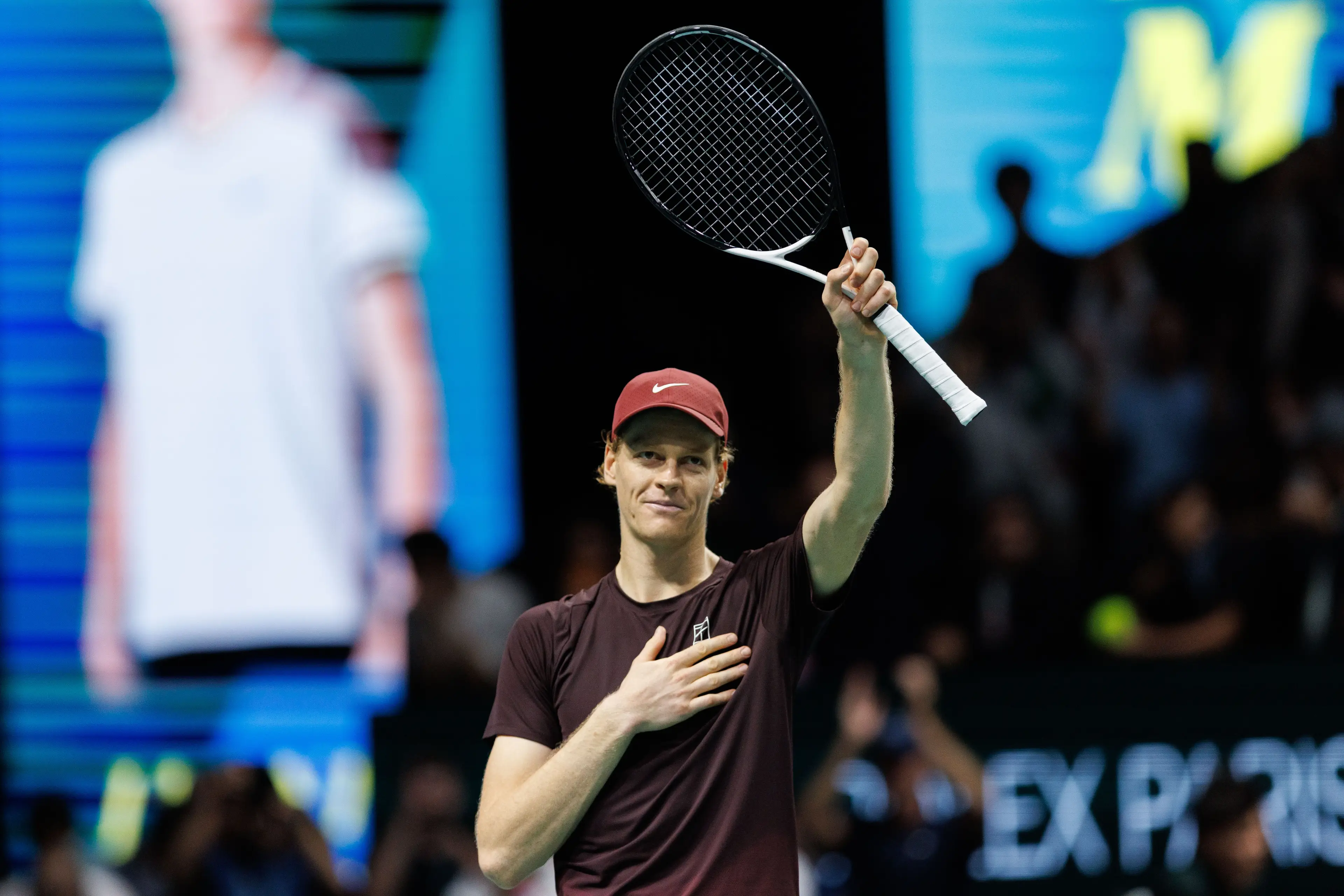 Jannik Sinner has won the Paris Masters. Image: Getty
