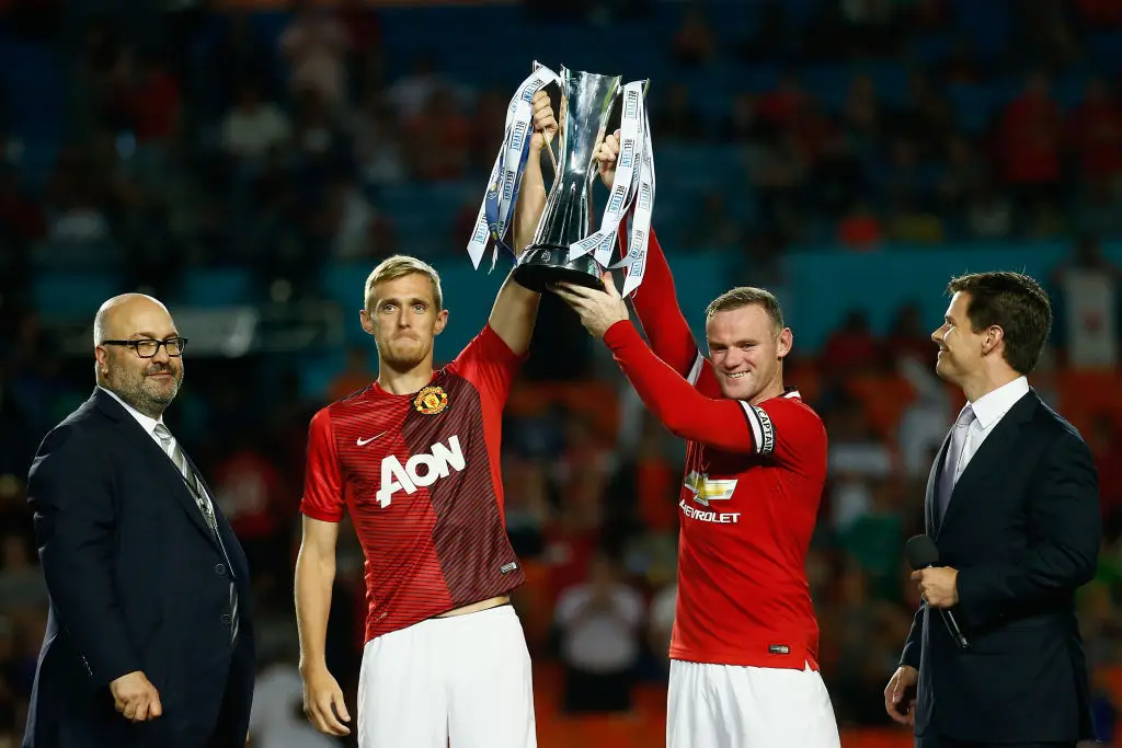 Wayne Rooney and Darren Fletcher remained close friends during their 11 years together at Manchester United. (Image: Getty)