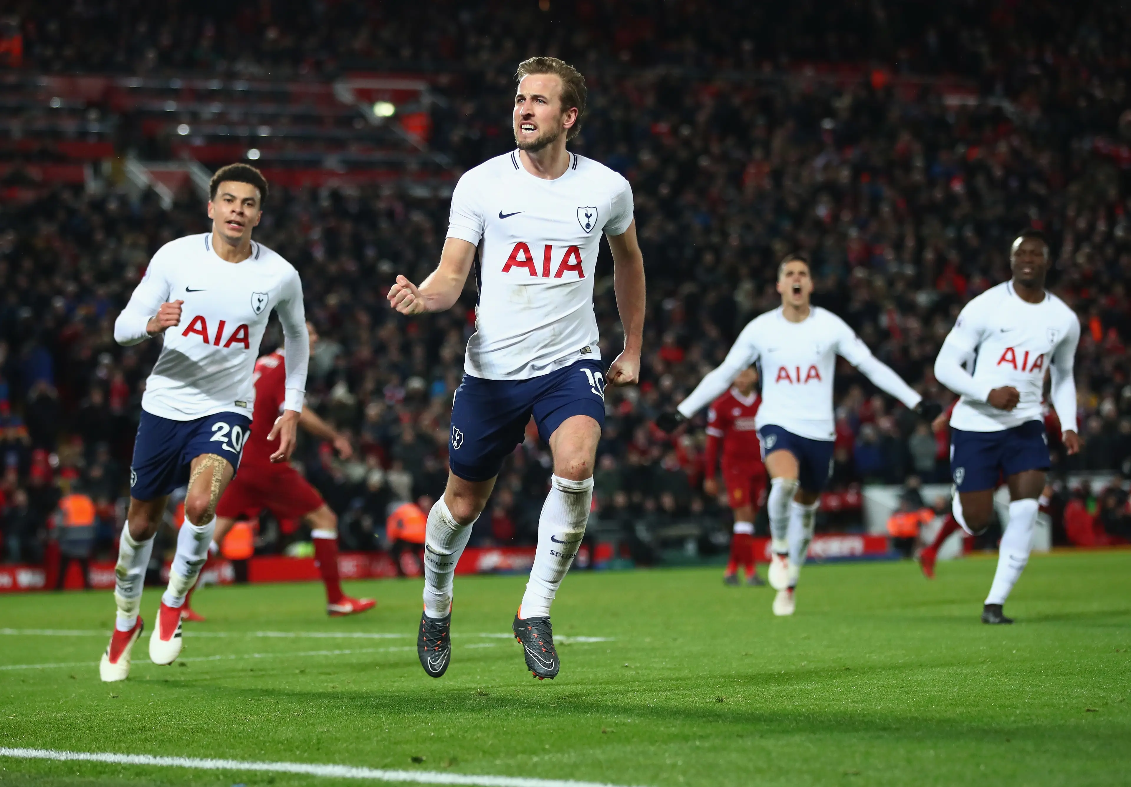 Harry Kane's preferred club is thought to be Liverpool. Image: Getty