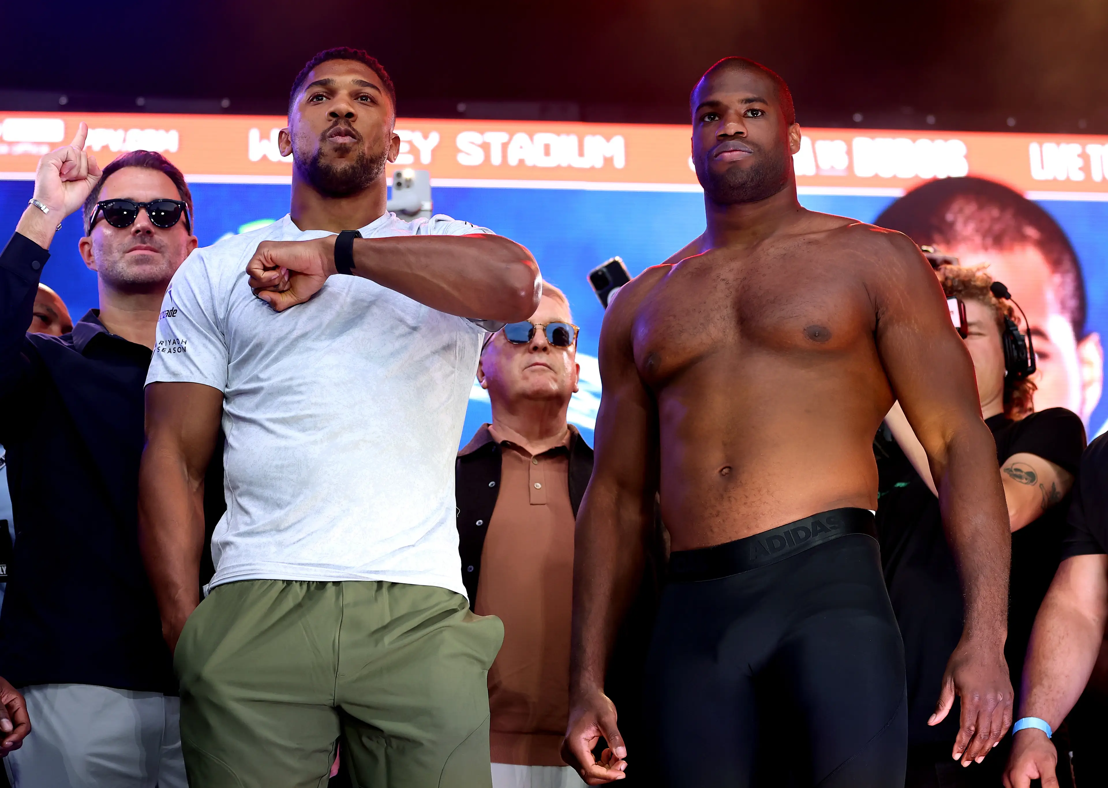 Anthony Joshua fights Daniel Dubois this evening. (