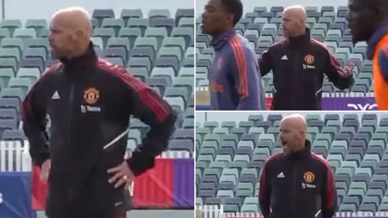 'F*****g Rubbish!' - Erik Ten Hag Rips Into Man Utd Starlet Zidane Iqbal In New Pre-Season Training Footage