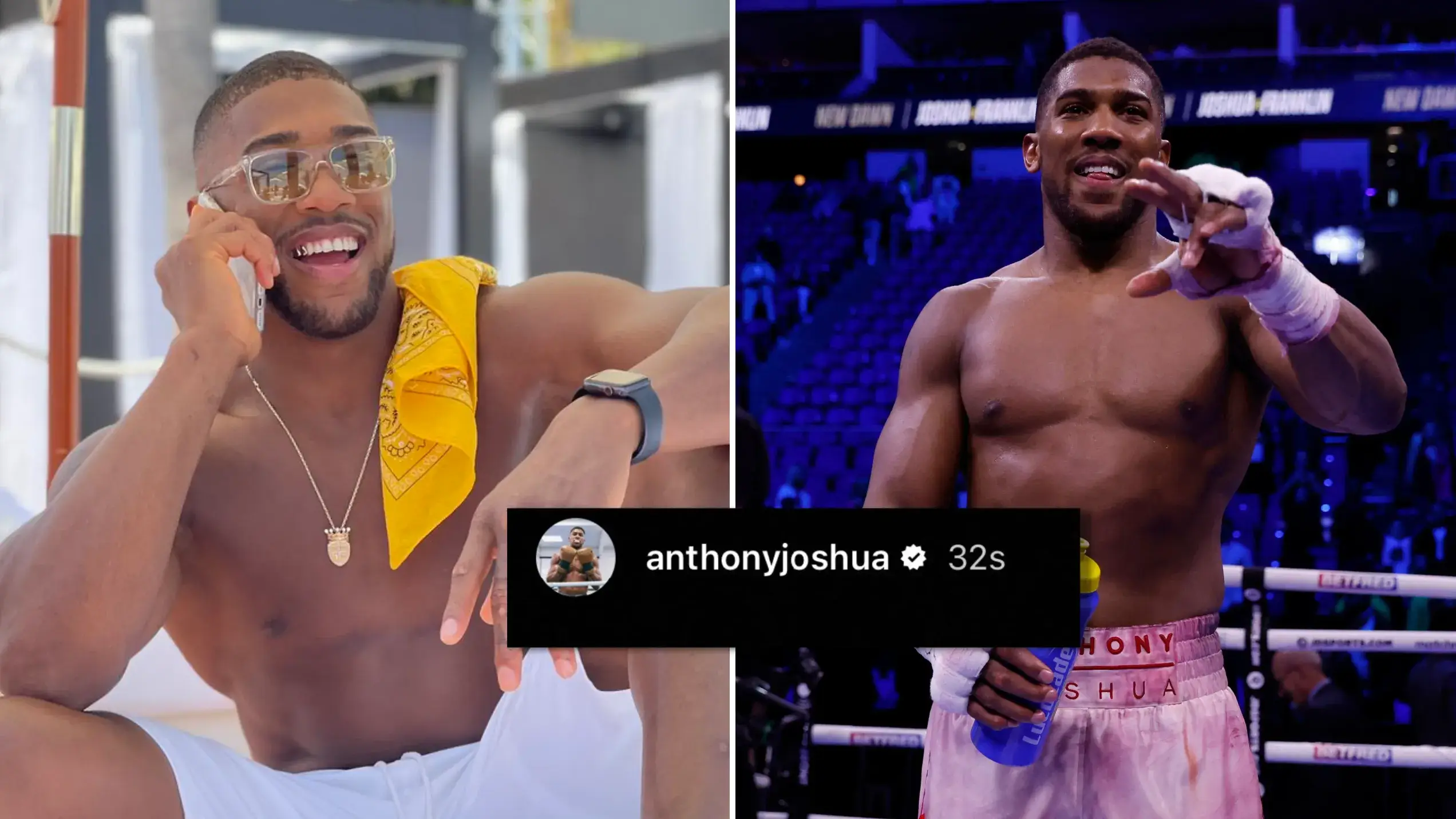 Anthony Joshua/Instagram/Alamy