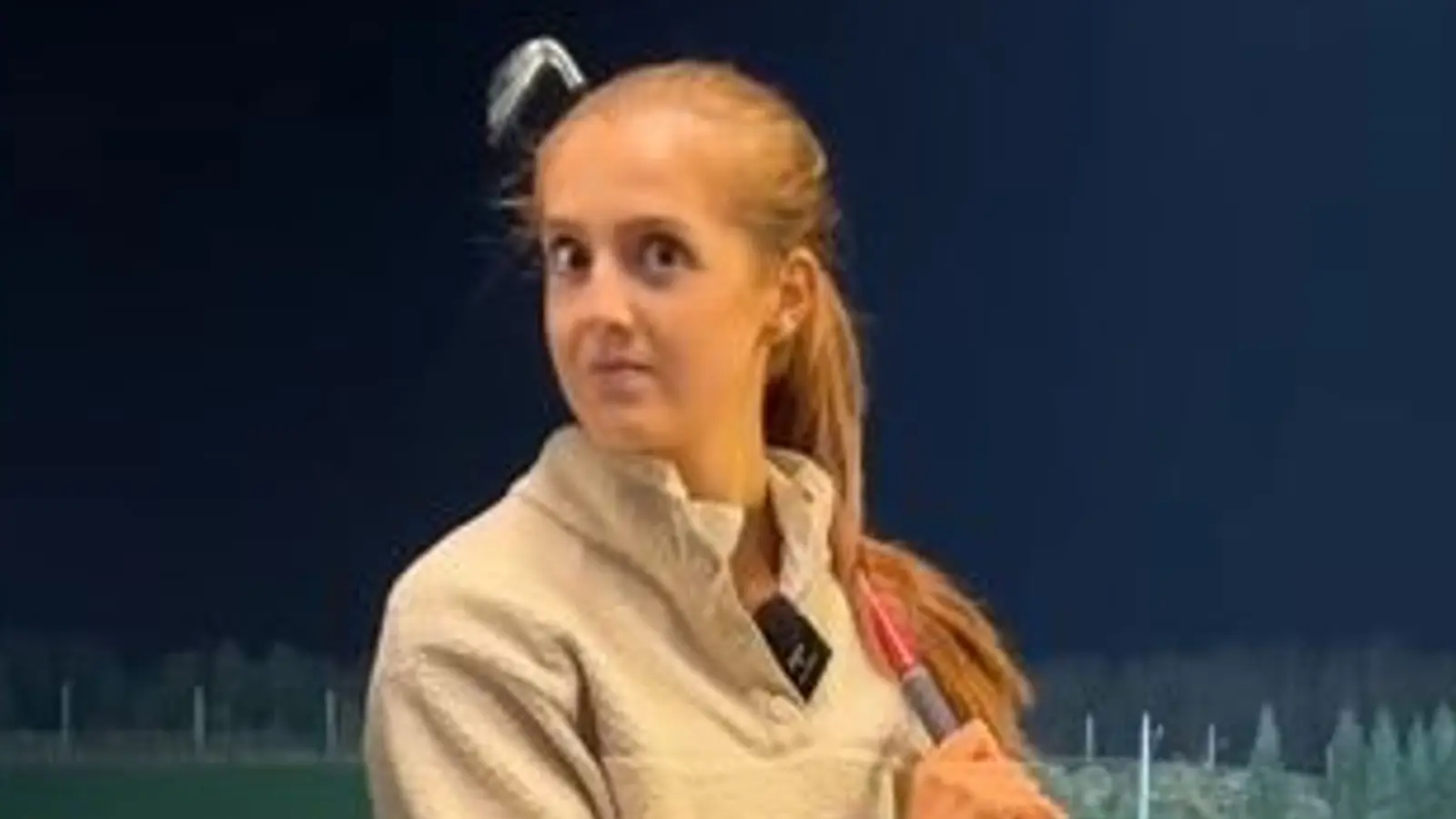 Female Pro Golfer Stunned After Being Advised How to Hit Ball at Driving Range