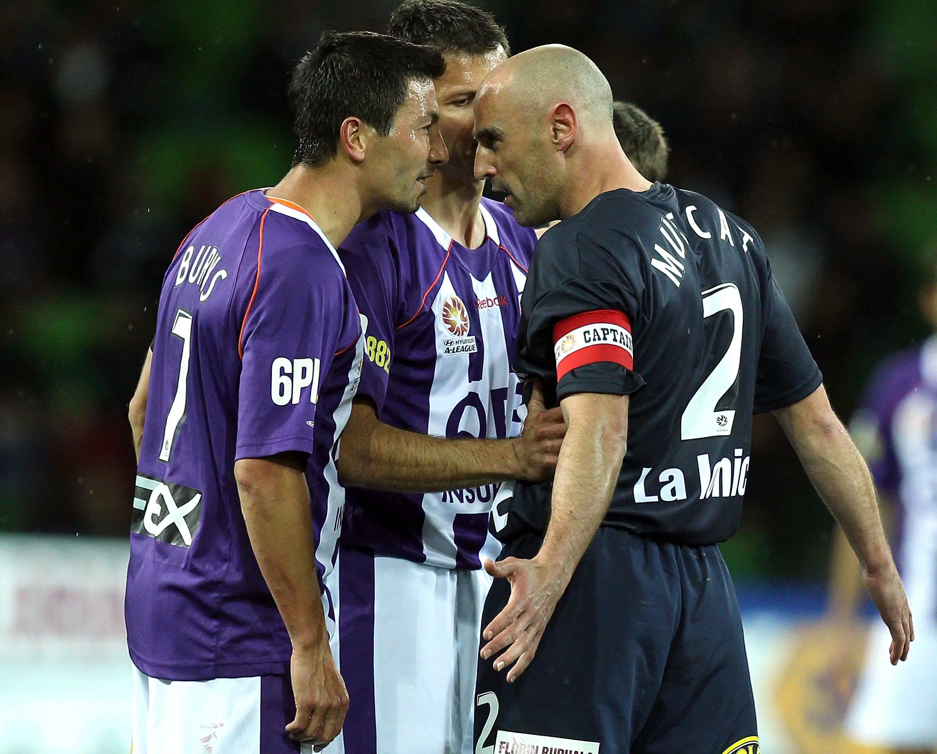 Kevin Muscat earned a reputation as one of the dirtiest players of his generation (Getty)