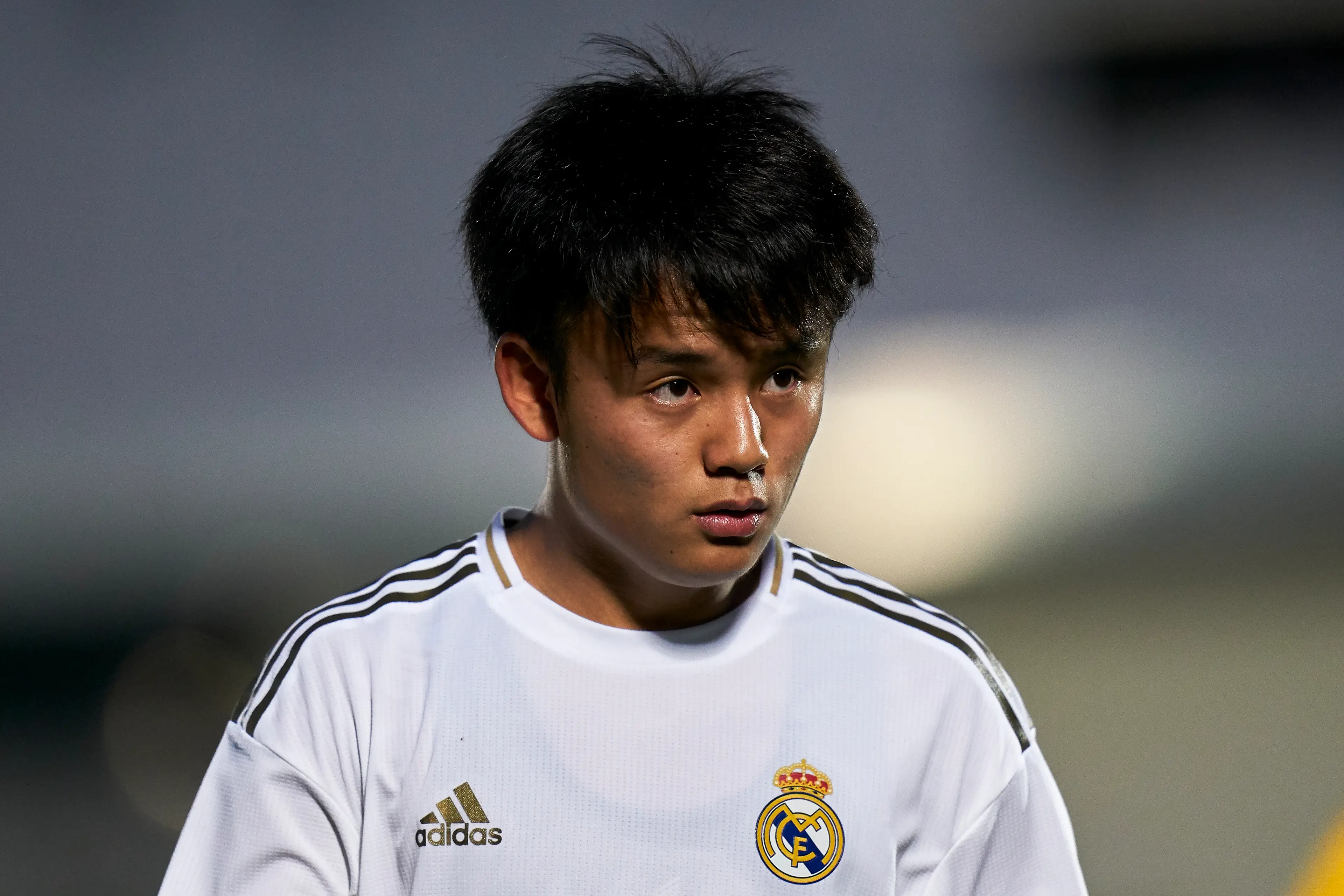 Takefusa Kubo departed Real Madrid on a permanent deal in the summer of 2022. Image: Getty 