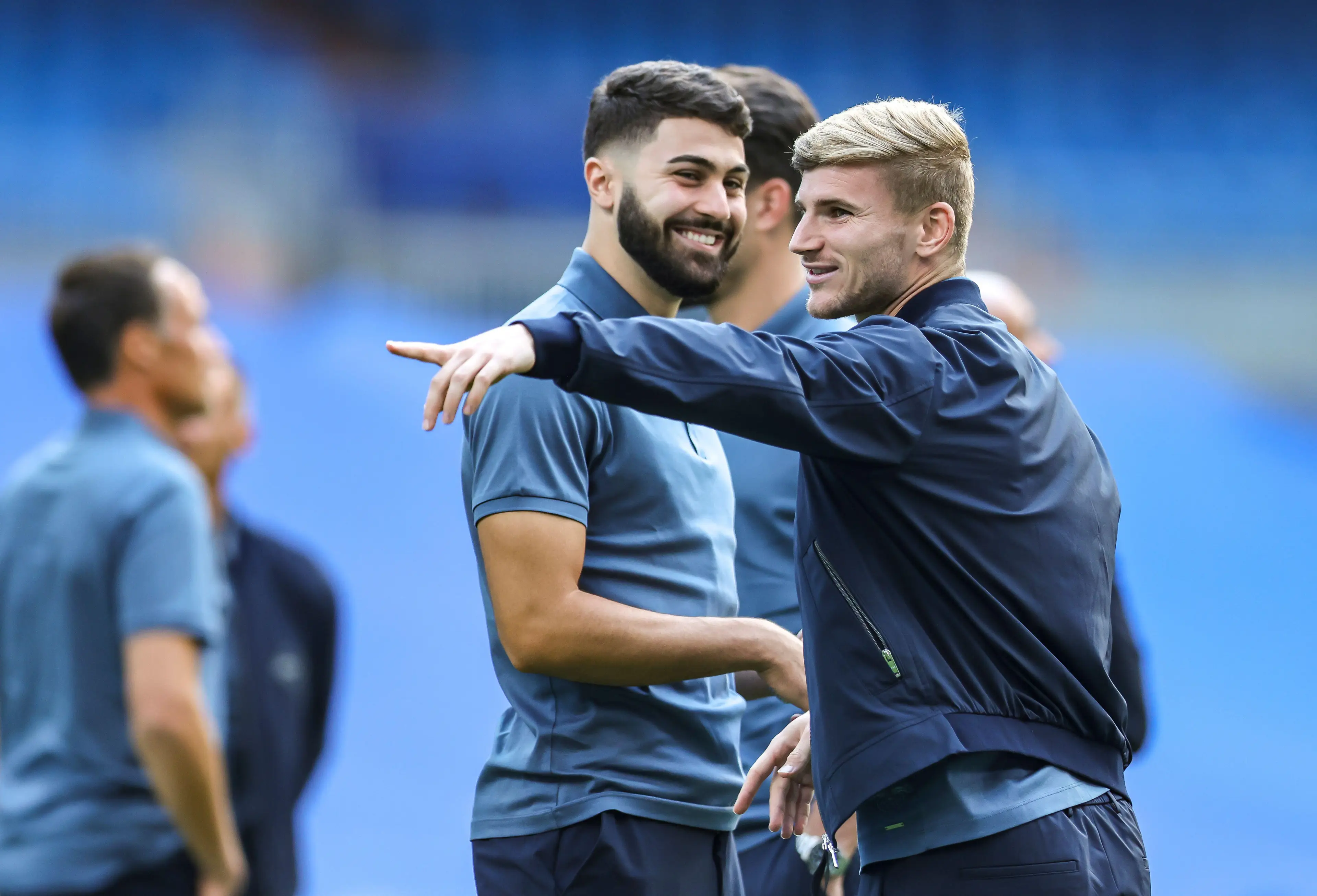 Josko Gvardiol with former Chelsea striker Timo Werner. (Alamy)