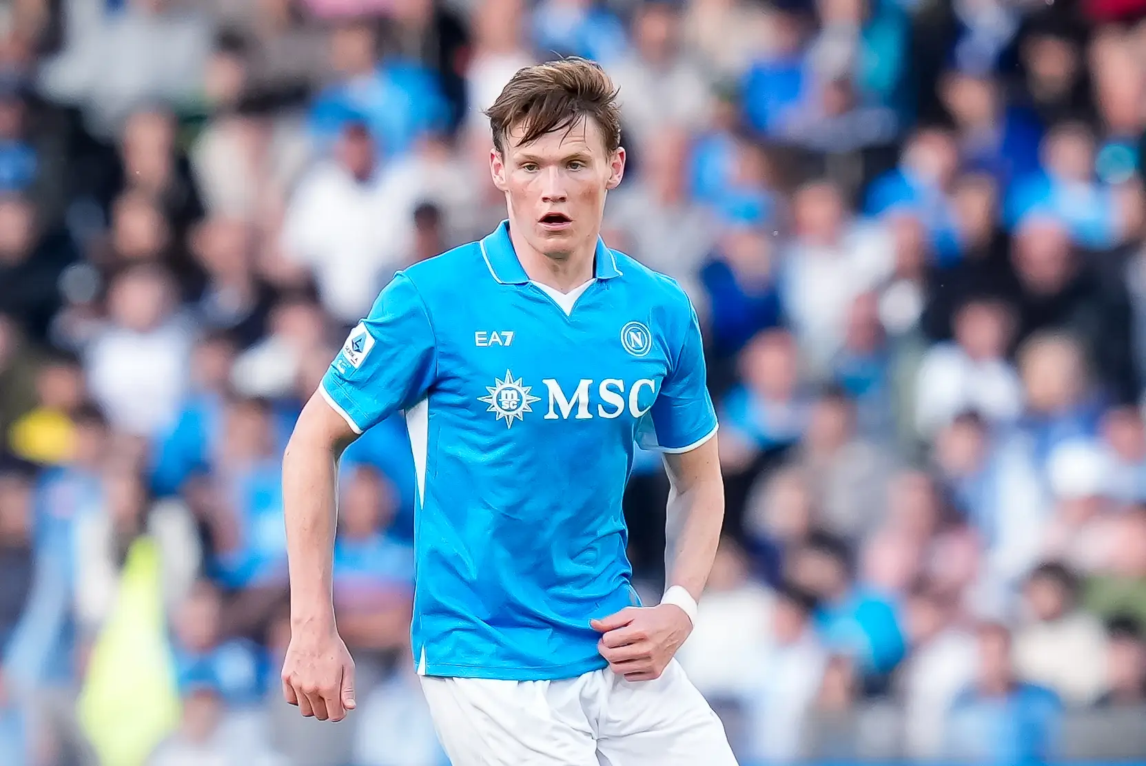 Scott McTominay has been in excellent form for Napoli. Image: Getty