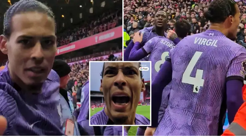 Why Virgil van Dijk took phone from crowd to celebrate Darwin Nunez's winner