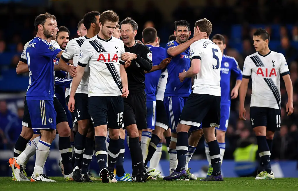 Chelsea vs Spurs in 2016 (Credit:Getty)