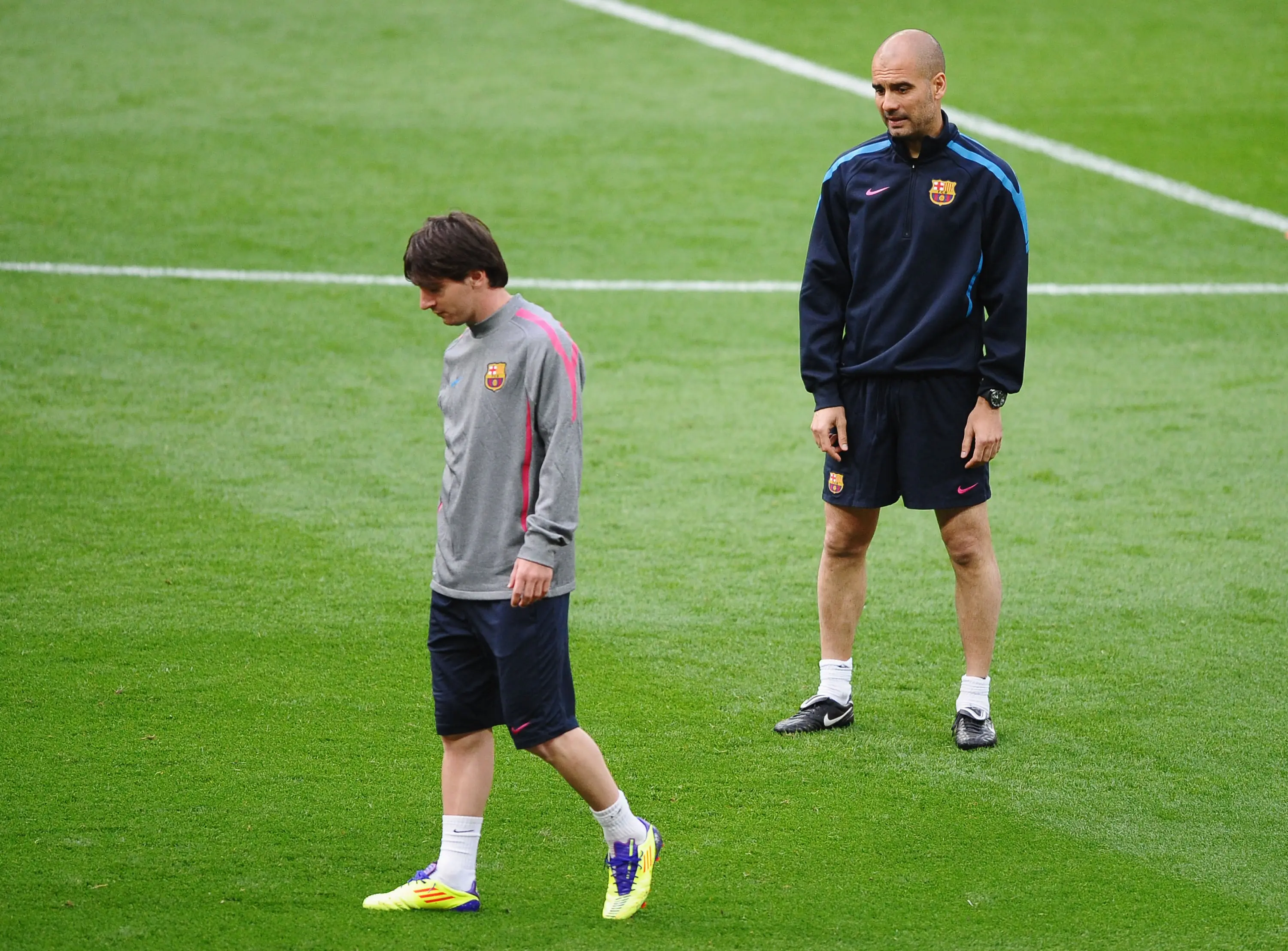 Lionel Messi enjoyed some of the best football of his career under Pep Guardiola at Barcelona. (Image: Getty)