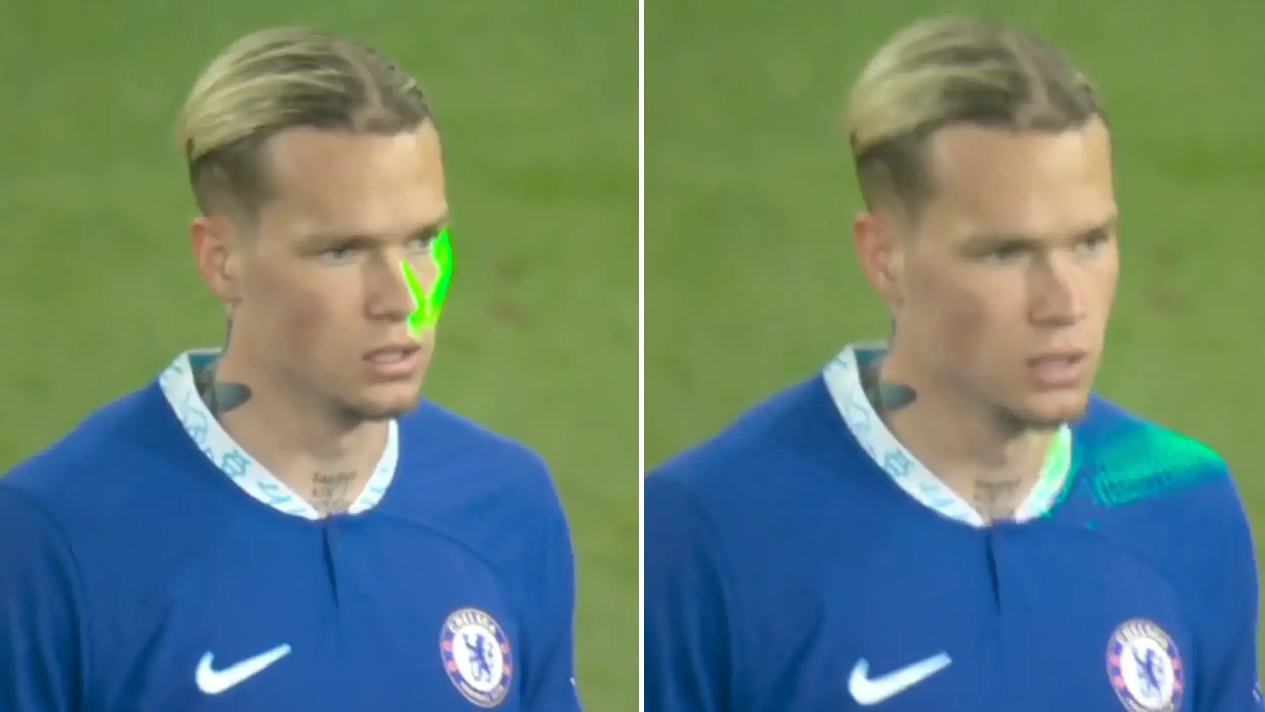 Arsenal fans criticised for shining laser in Mykhailo Mudryk face