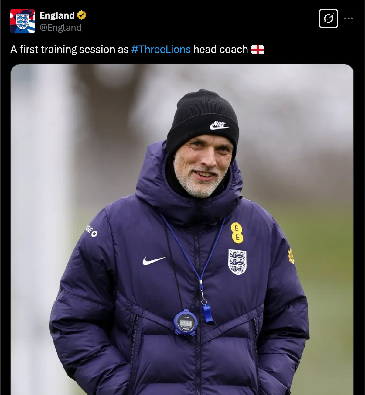 Image: Twitter/@England