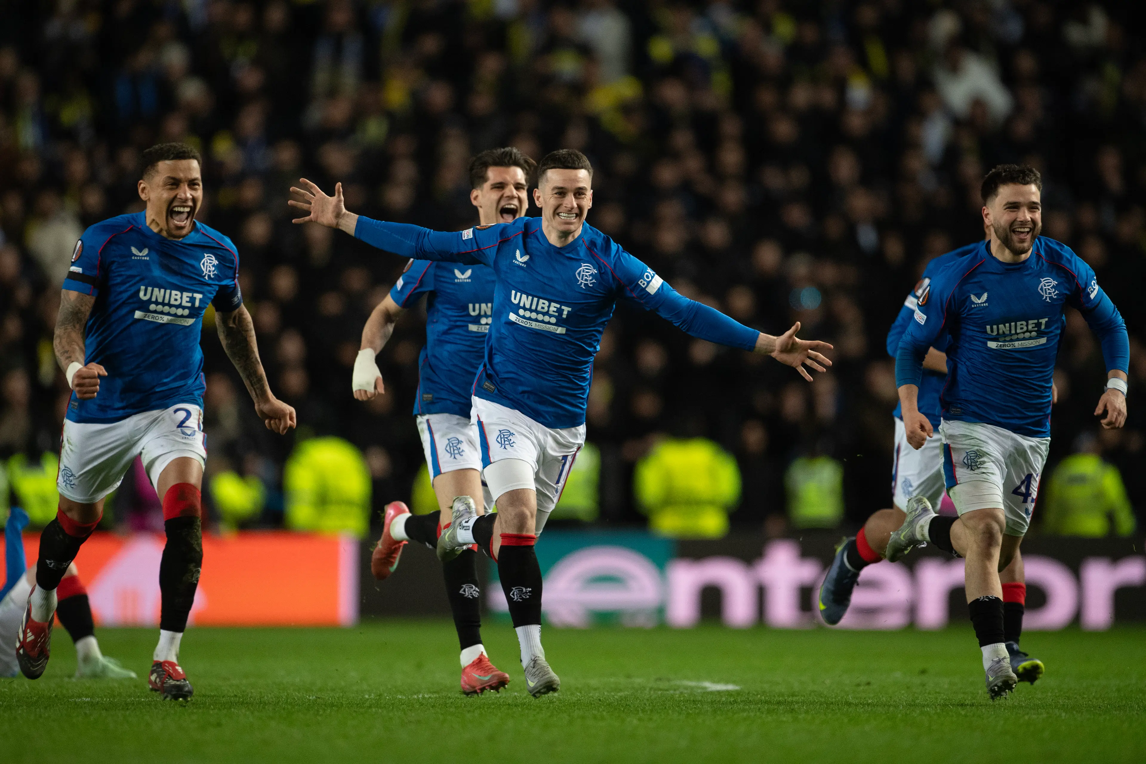 Tom Lawrence is out of contract at Rangers this summer. Image: Getty 