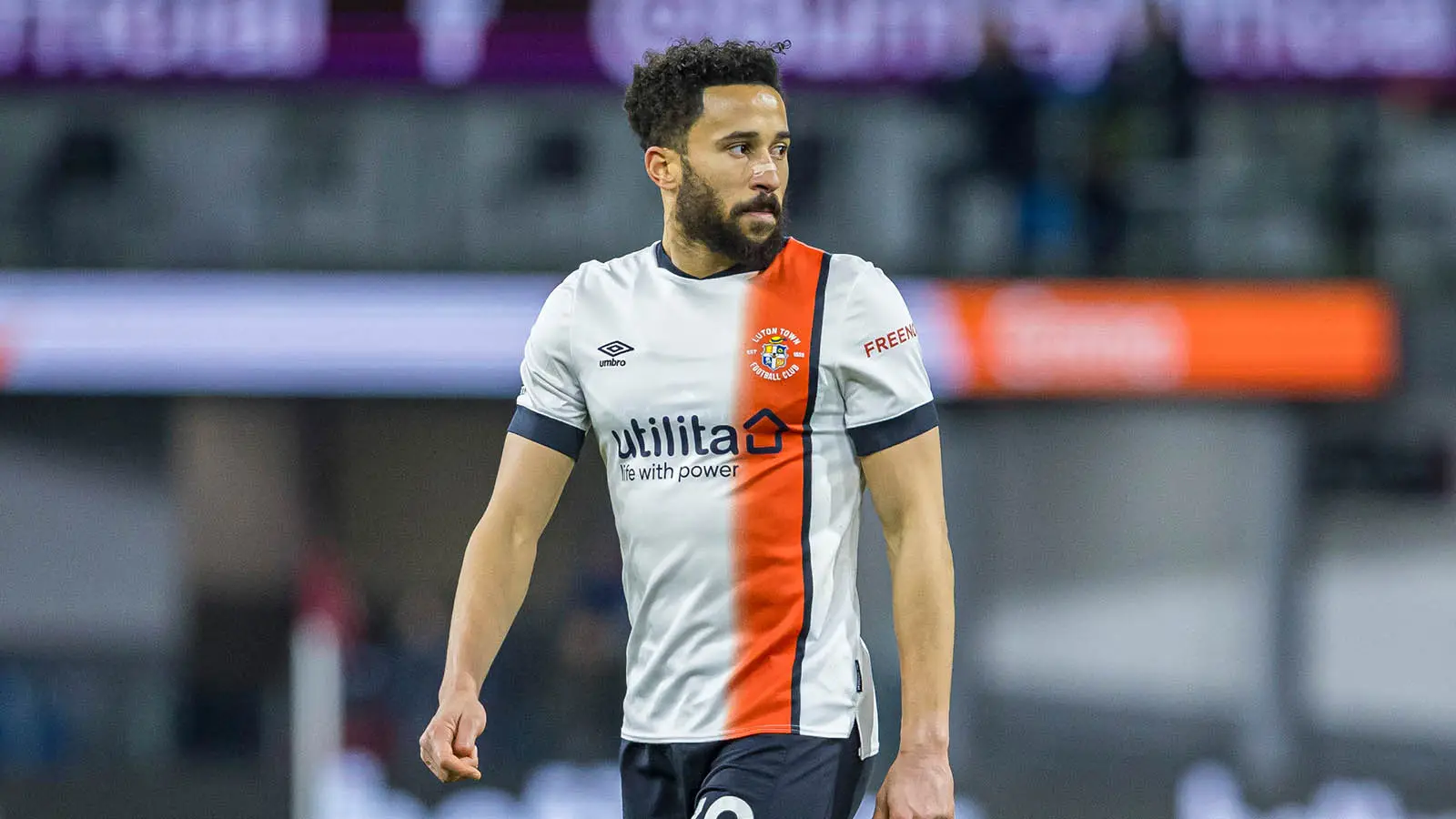 Andros Townsend played for Luton during the 2023/24 Premier League season (Image: Getty)