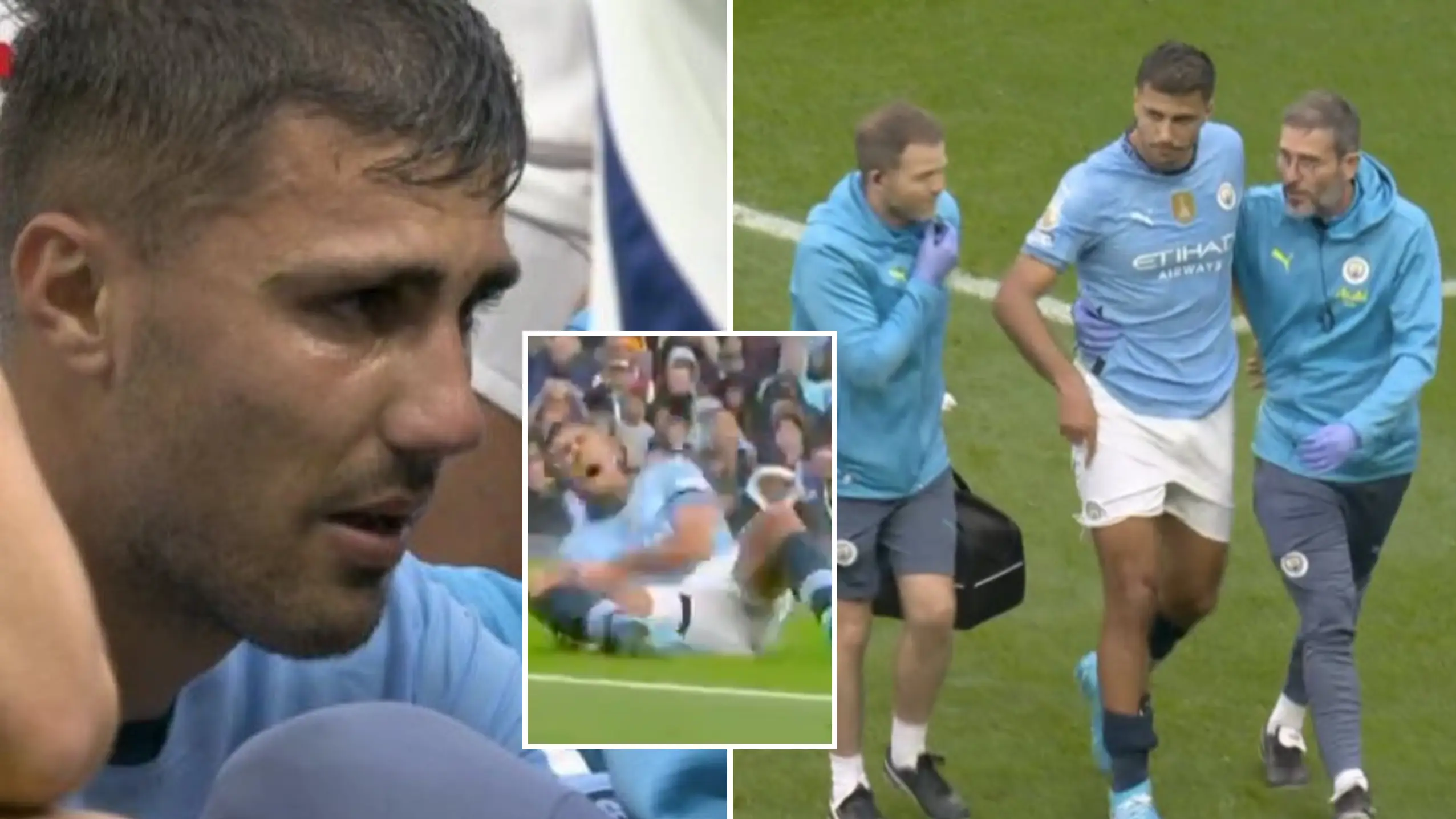 Conflicting bombshell Spanish reports on Rodri offer mixed updates on Man City star's injury during Arsenal match