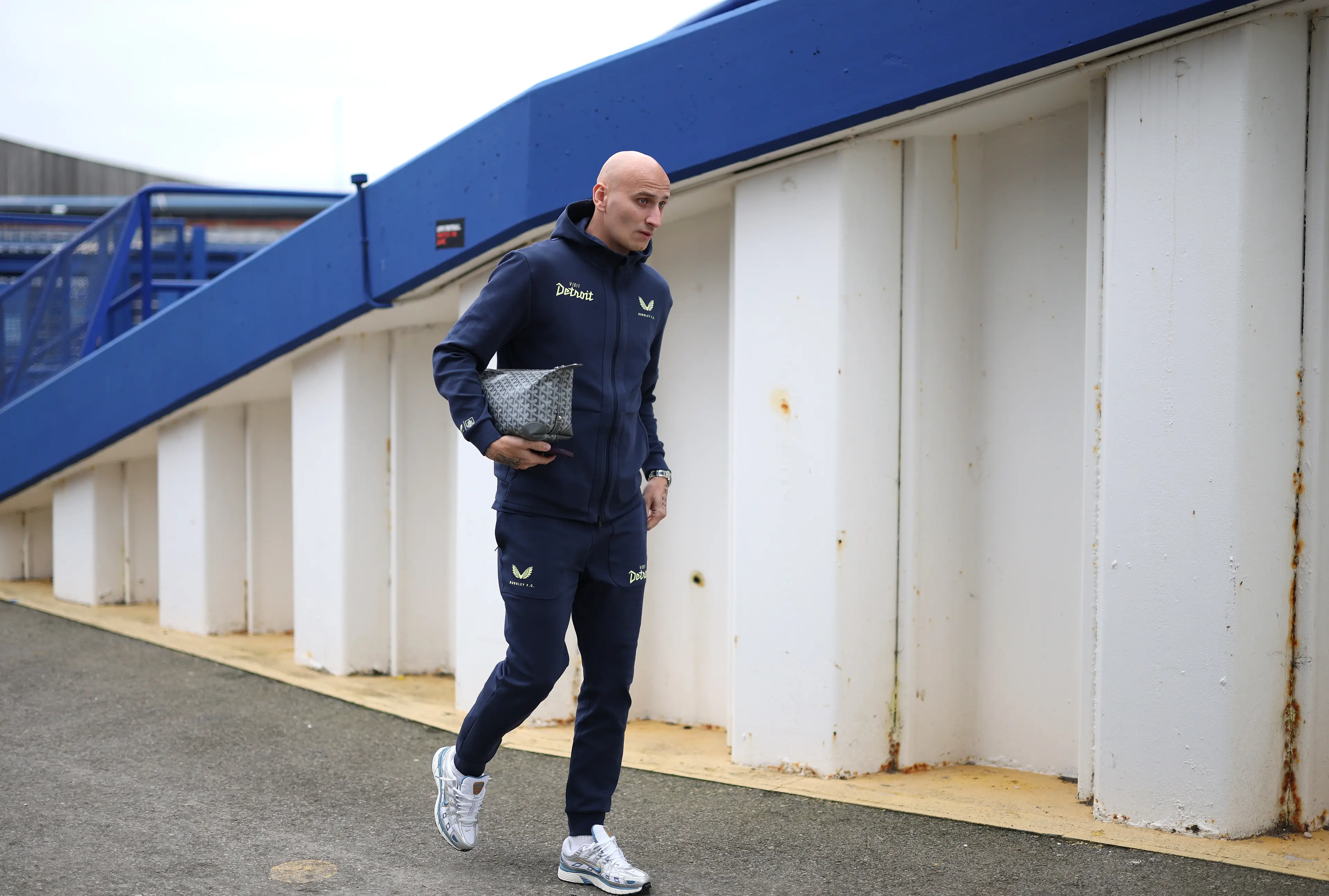 Shelvey spent the last six months of the 2024-25 campaign with Burnley. Image credit: Getty