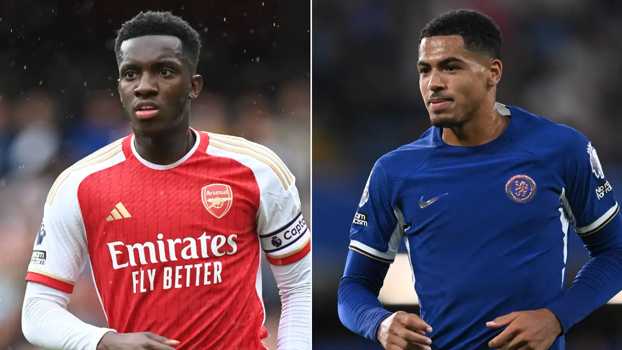 Eddie Nketiah and Levi Colwill are both in the England squad (