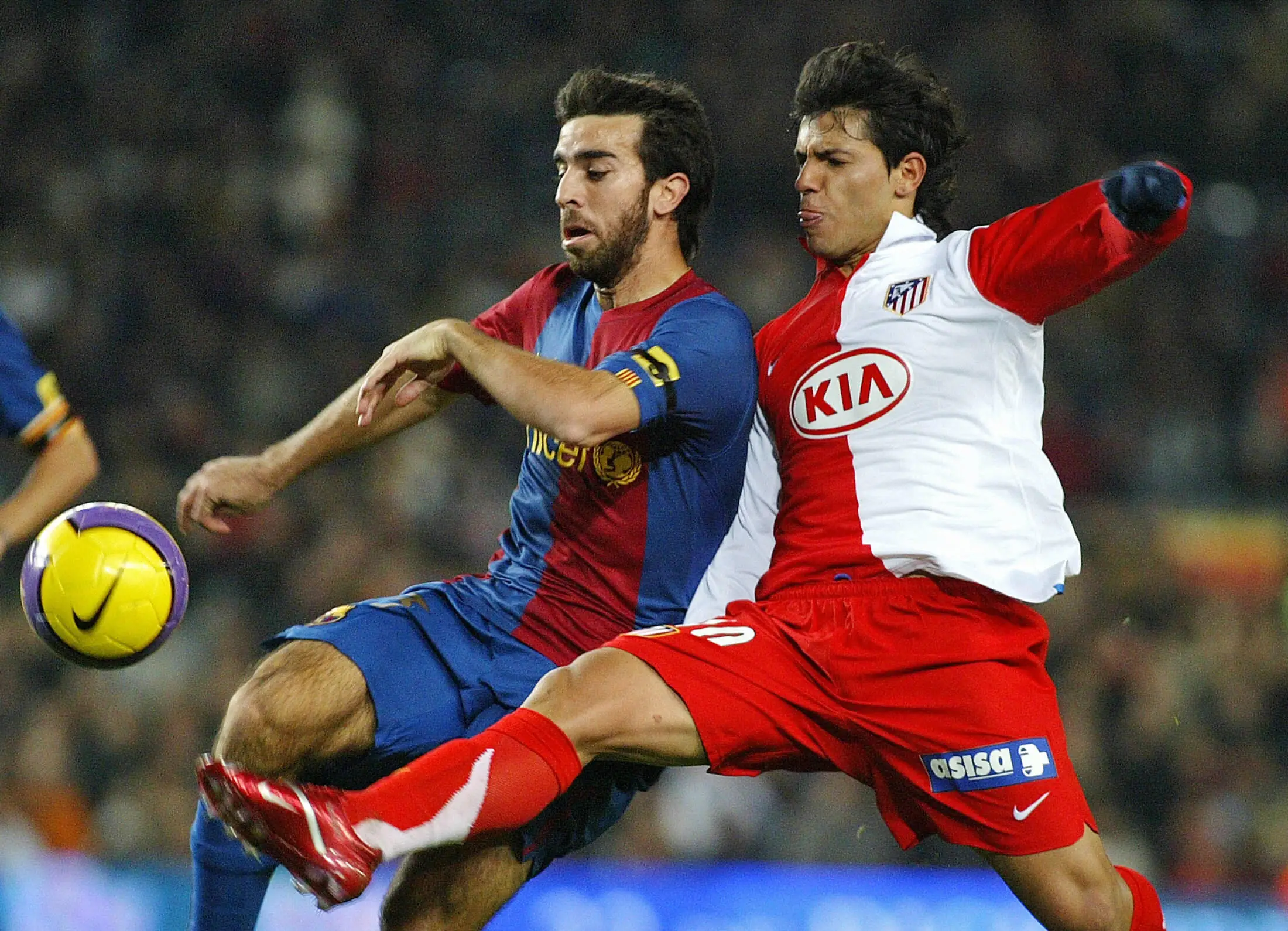 Sergio Aguero became a household name during his time at Atletico Madrid. Image credit: Getty