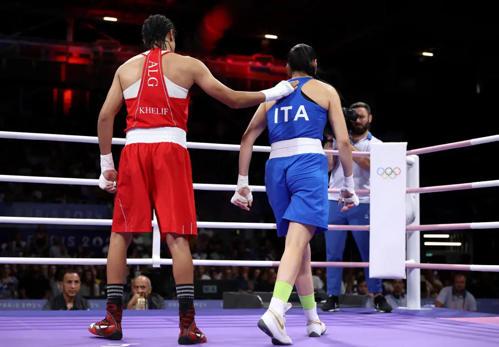 Carini withdrew from her bout with Khelif (Image: Getty)