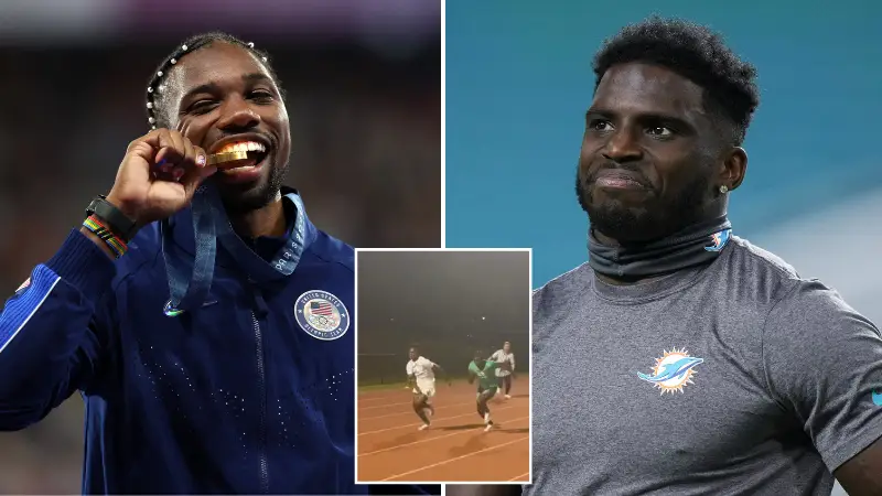 Noah Lyles claps back at Tyreek Hill after NFL star’s brutal dig over $100k race with Speed