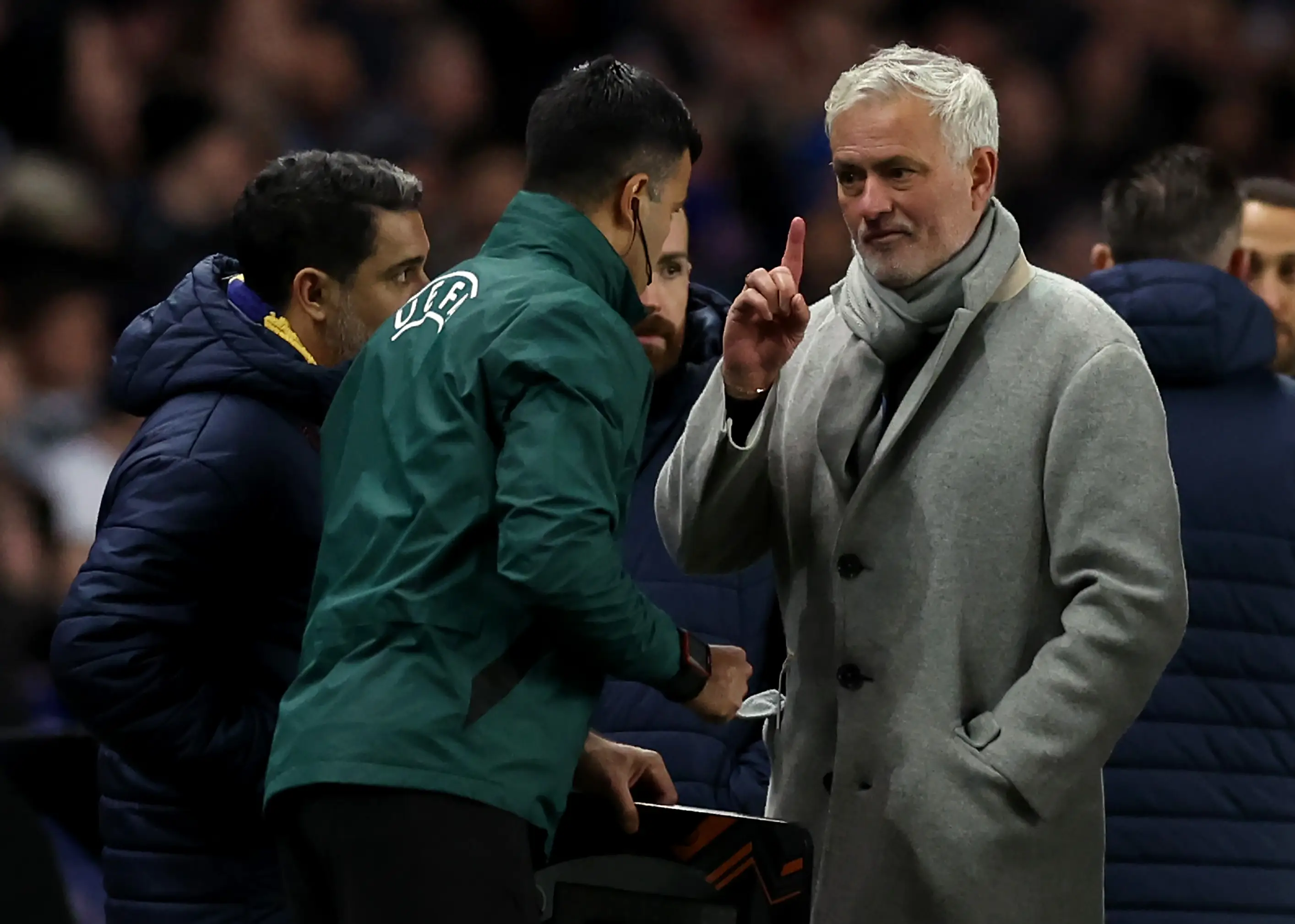 Jose Mourinho produced a typically outrageous rant after Fenerbahce were knocked out of the Europa League. Image: Getty