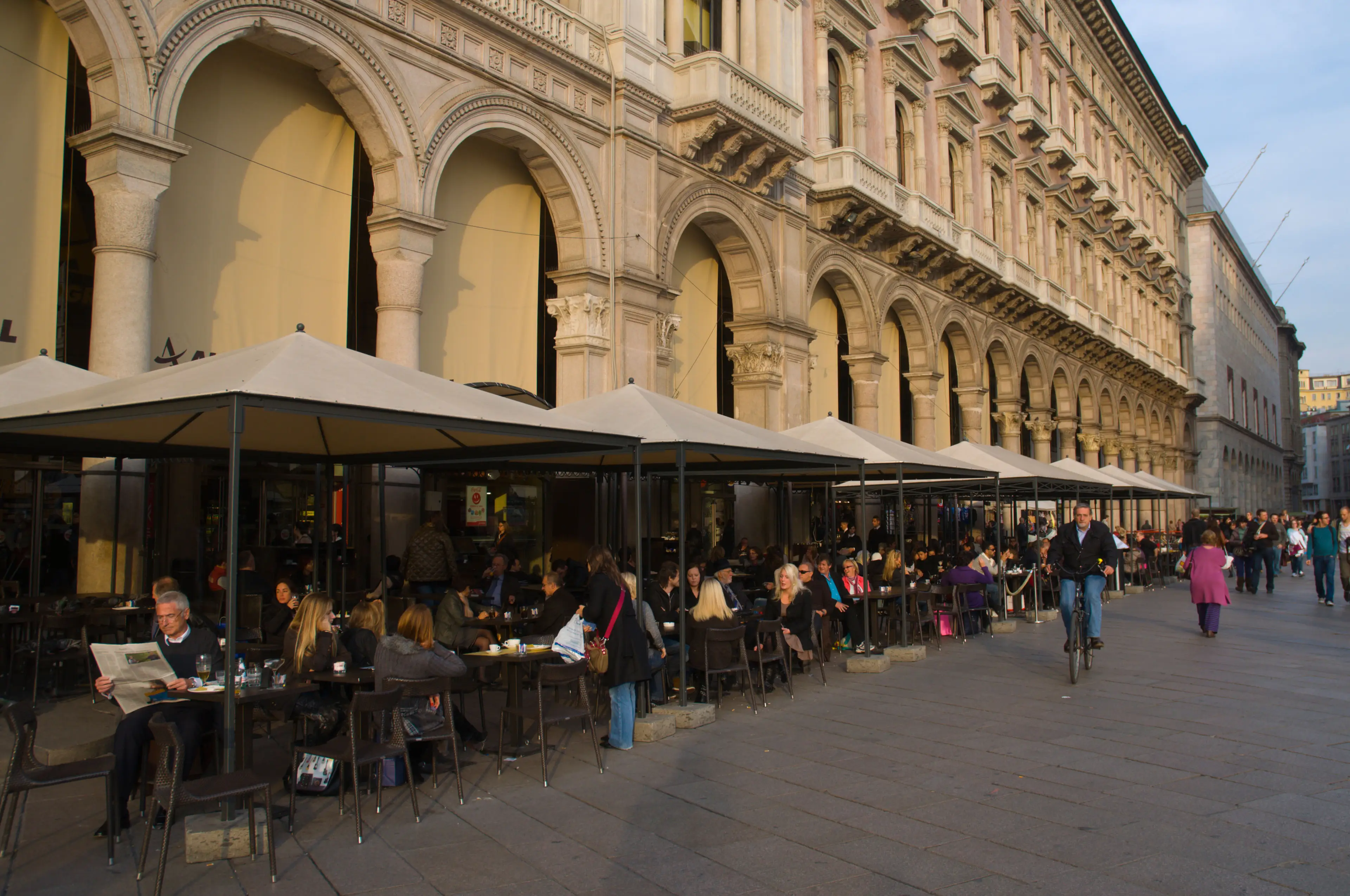 Inter Milan fans told Mikey to raise his middle finger and say something in Italian. Image credit: Alamy