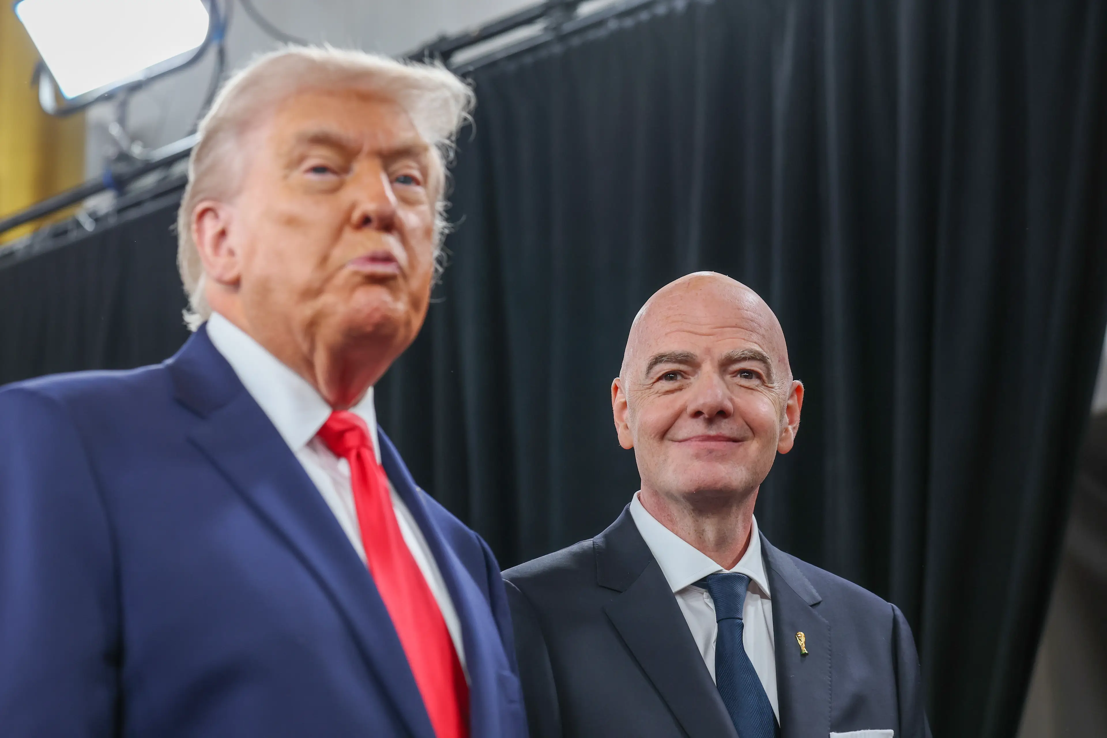 Trump and Infantino are close friends. Image credit: Getty