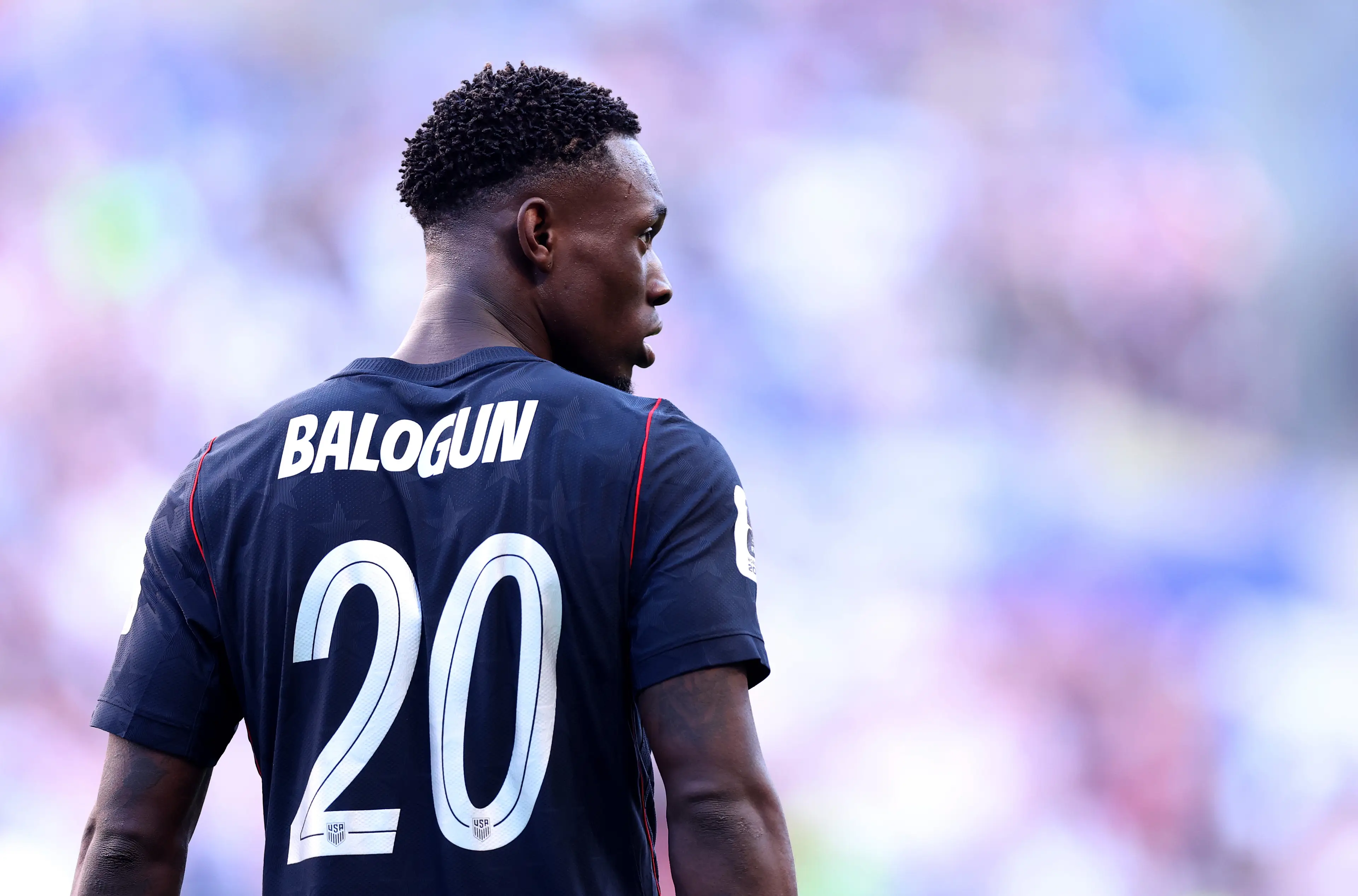 Balogun featured for the United States in their clash against Belgium. Image credit: Getty