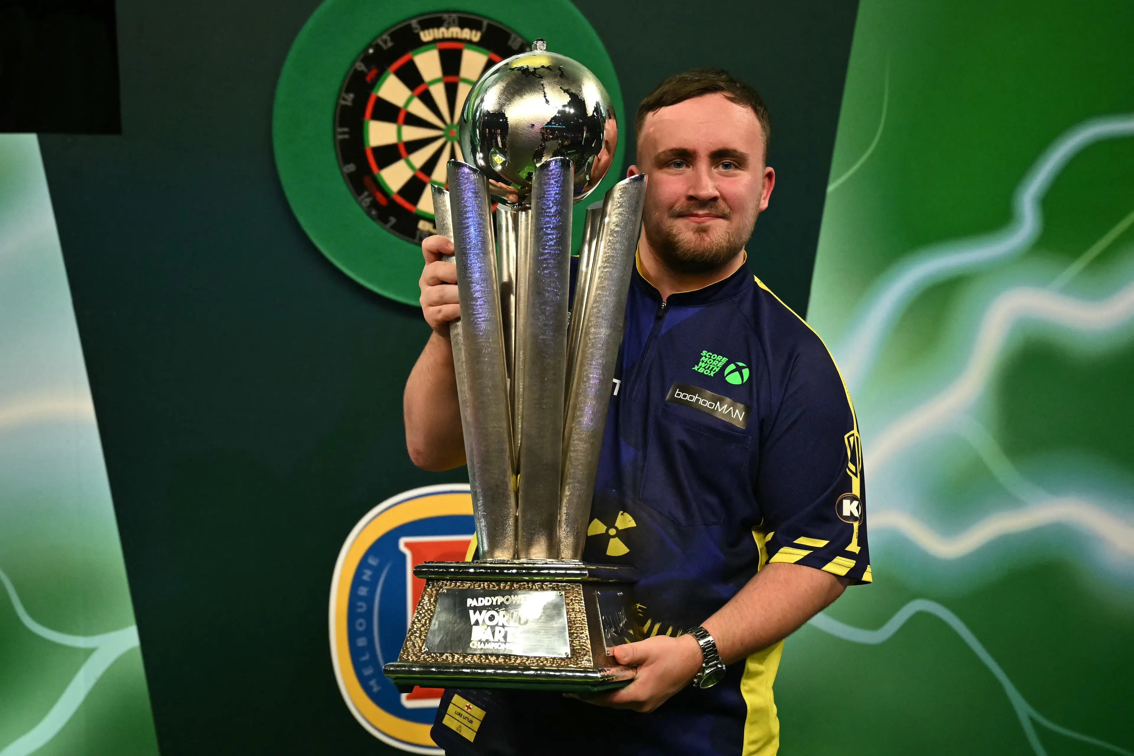 Luke Littler is the reigning PDC World Champion (Image: Getty)