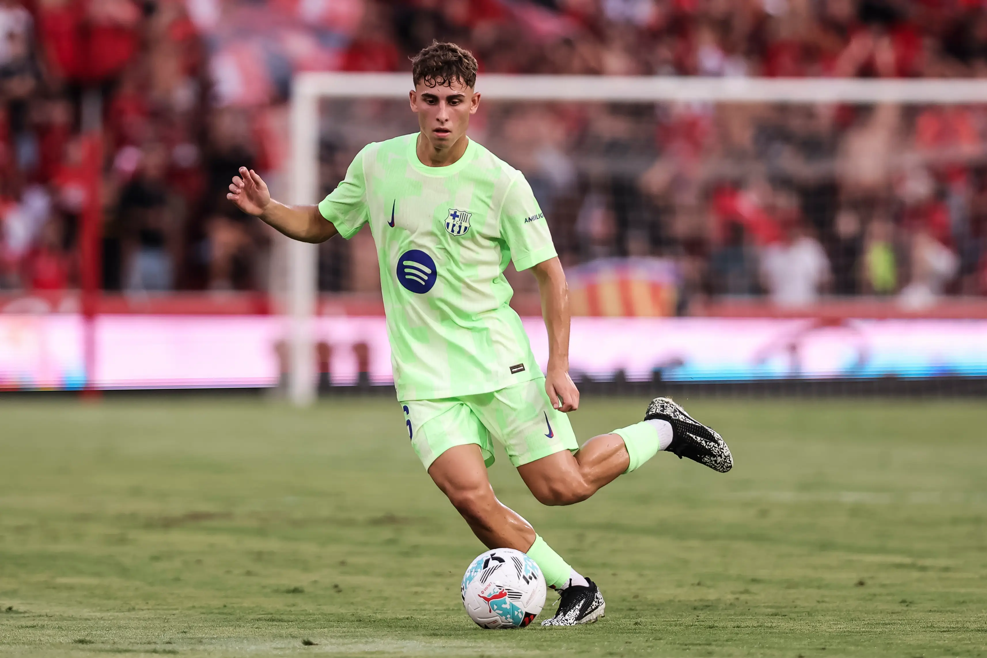 Barcelona's Fermin Lopez has also been linked with a move to Newcastle United. Image: Getty