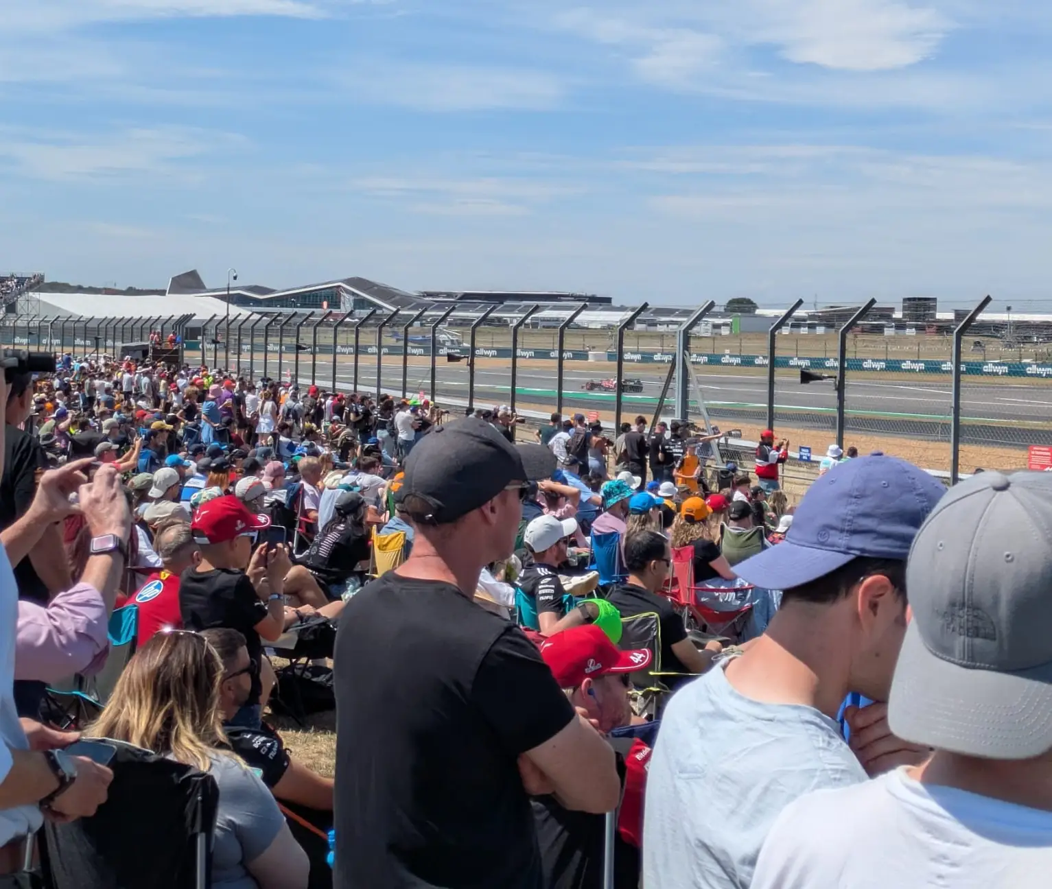Bring comfy footwear as there's plenty of walking around the Silverstone track area (Image: Tom Jeffries)