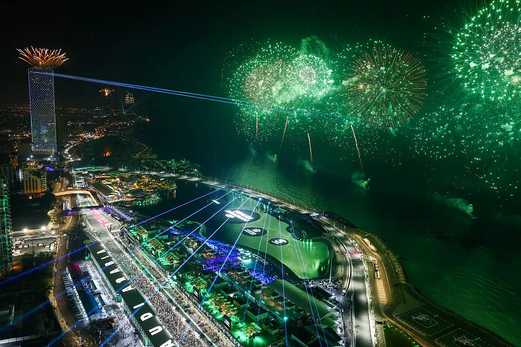 The Jeddah Corniche Street Circuit (credit: getty)