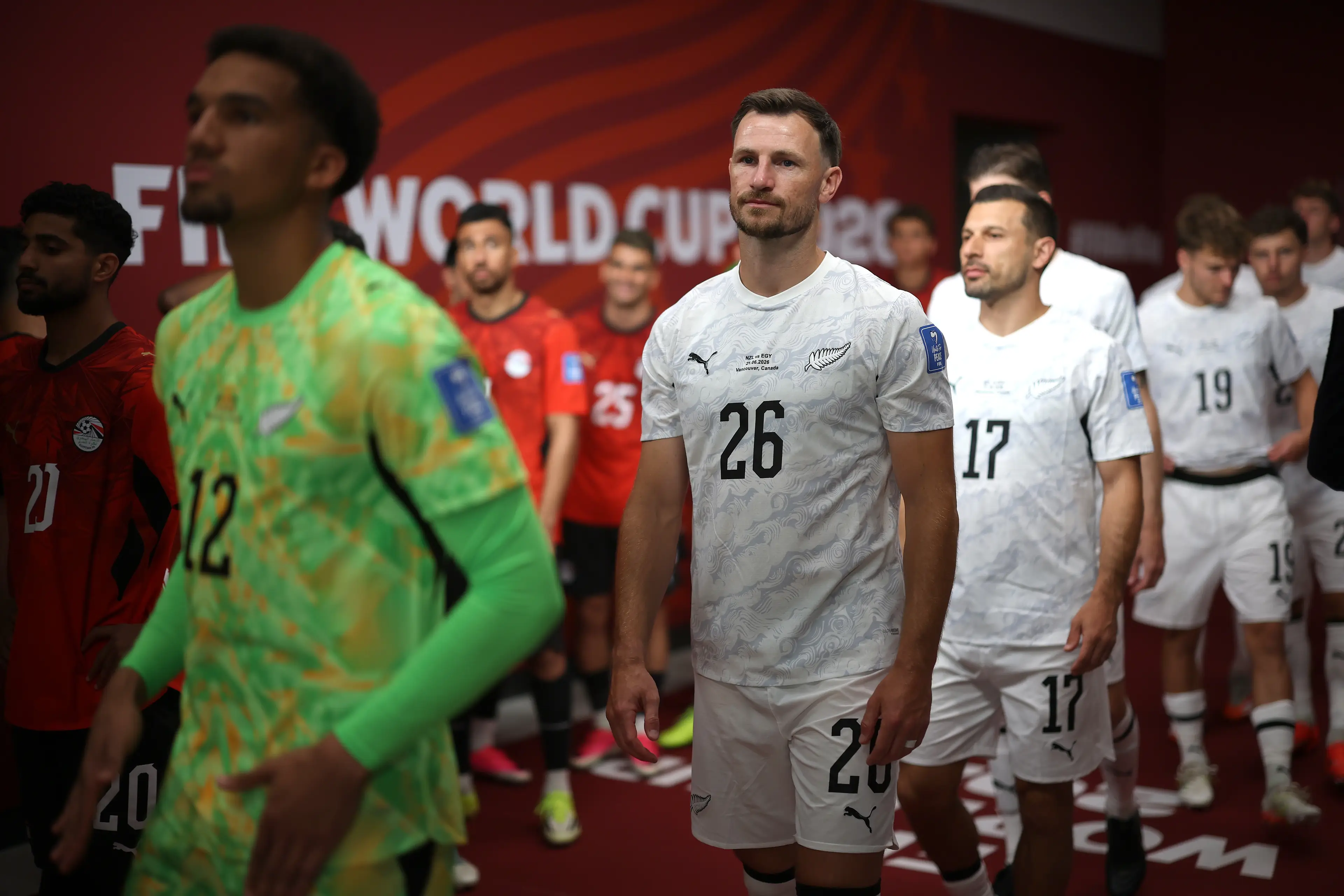 Tommy Smith (number 26) pictured ahead of New Zealand's clash against Egypt. Image credit: Getty