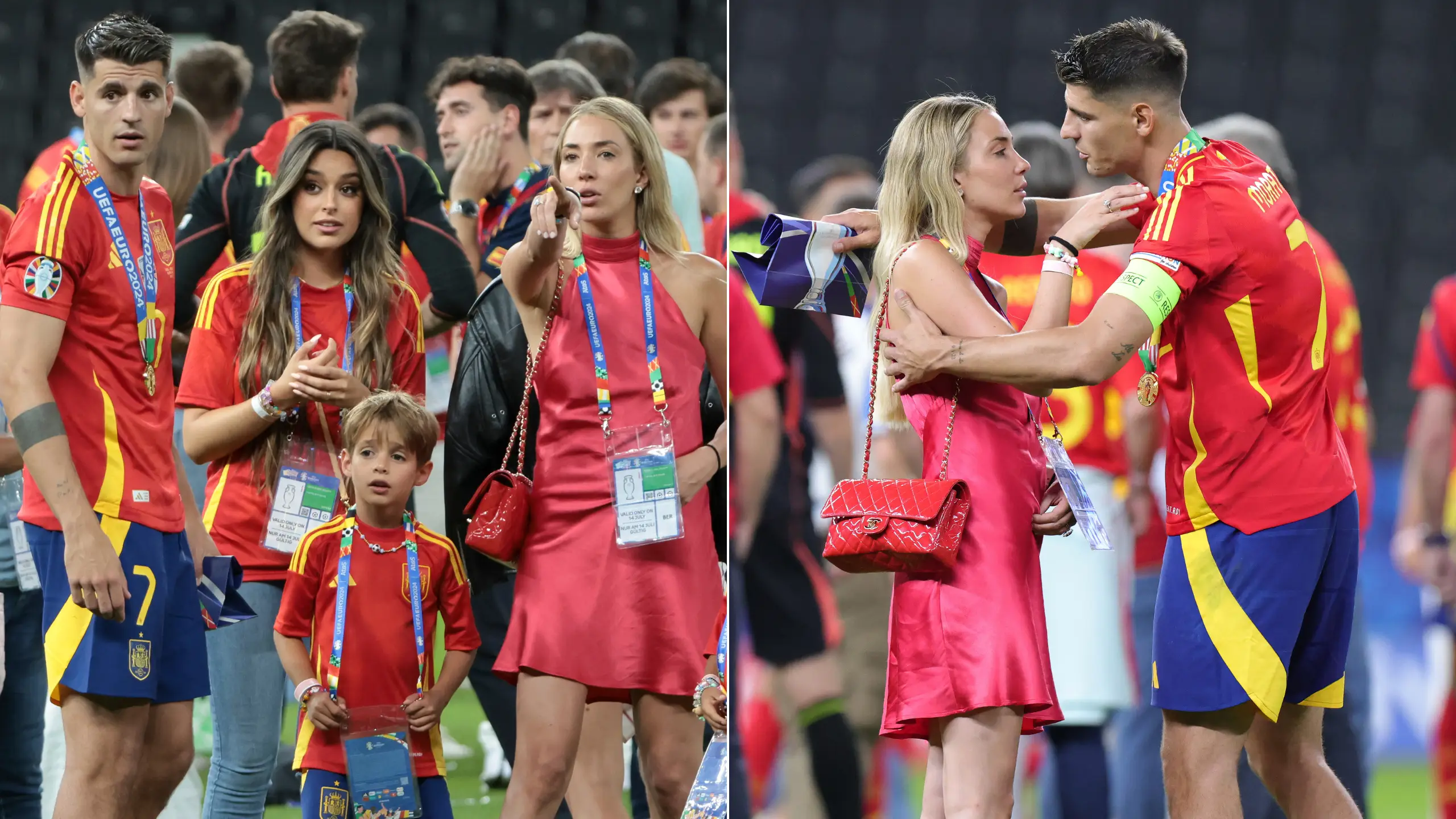 Alvaro Morata's divorce from wife Alice 'was caused by argument ON THE PITCH' after Euro 2024 final