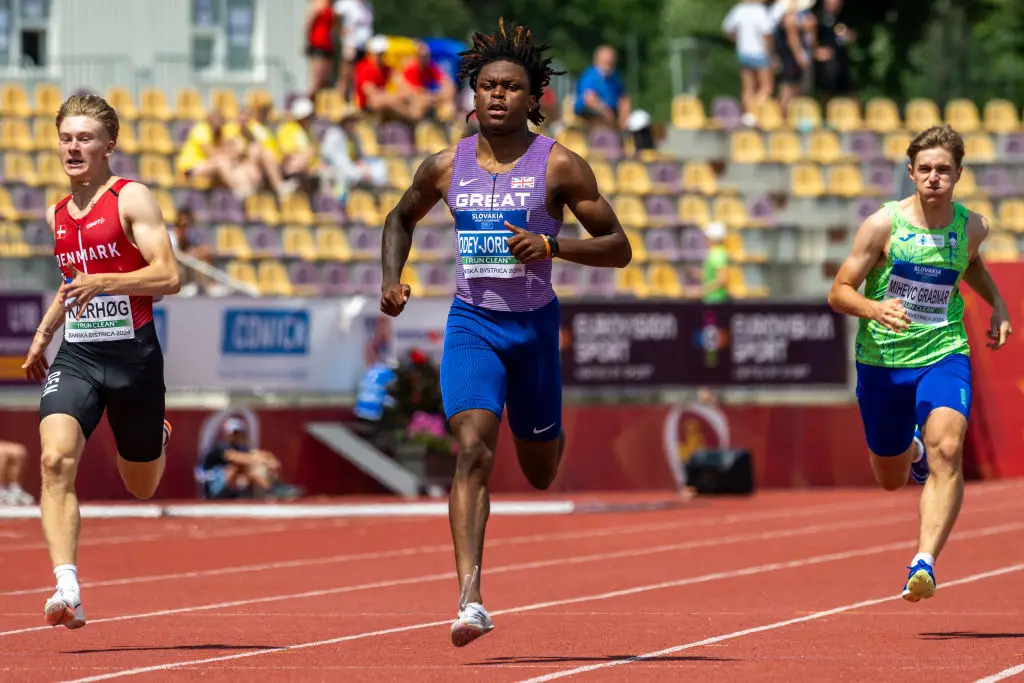 Young Brit Jake Odey-Jordan boasts an impressive 200m personal best of just 20.55 seconds. (Image: Getty)