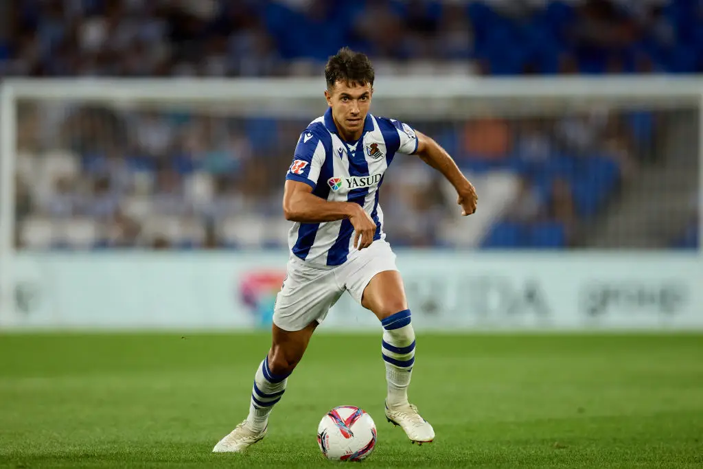 Martin Zubimendi has made 192 appearances for Real Sociedad. (Image: Getty)