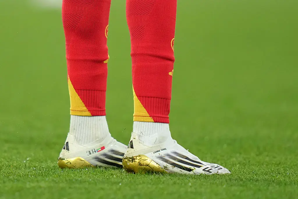 Lamine Yamal's boots against France (Credit:Getty)