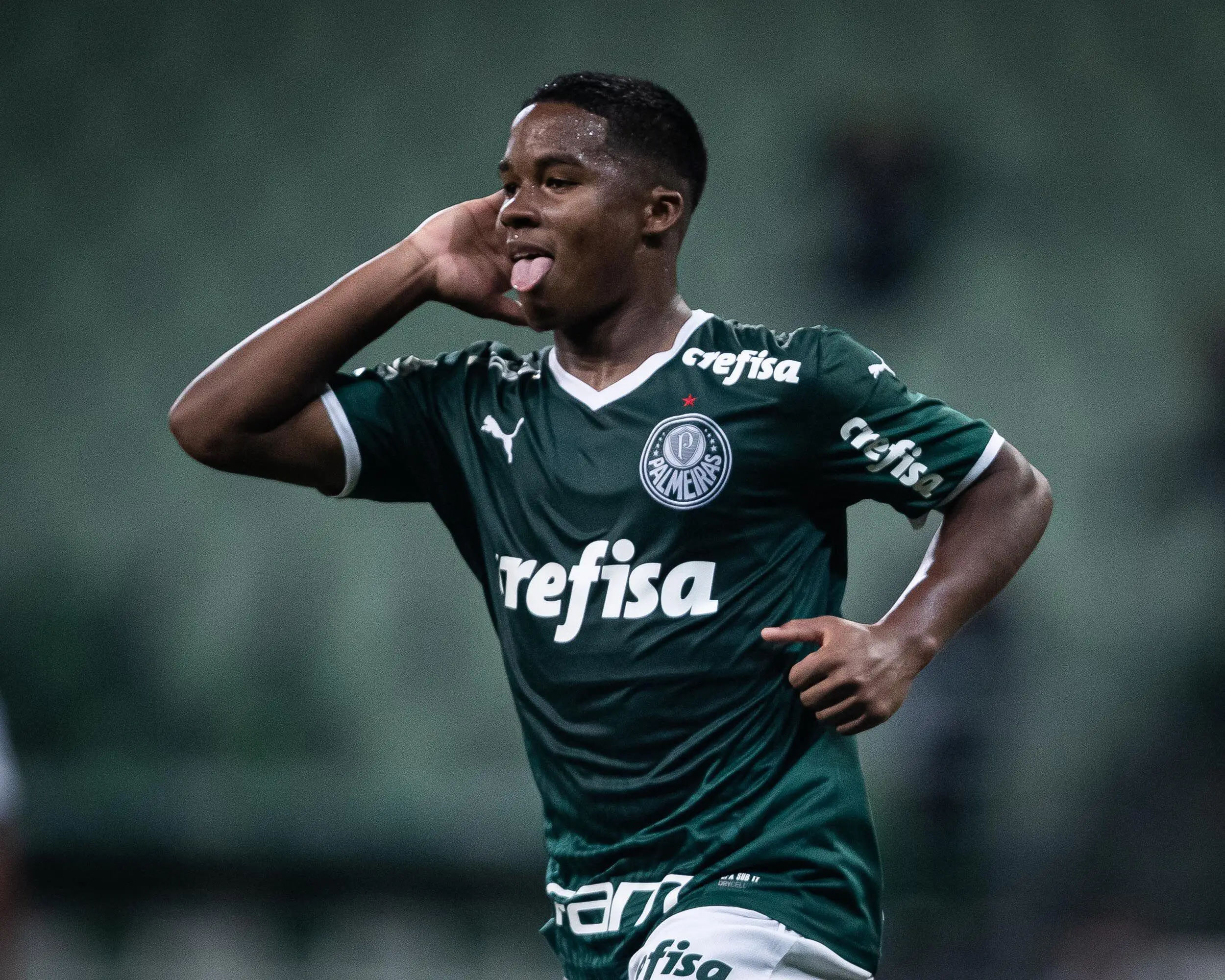 Endrick is the youngest player in Palmeiras' history (Image: Alamy)