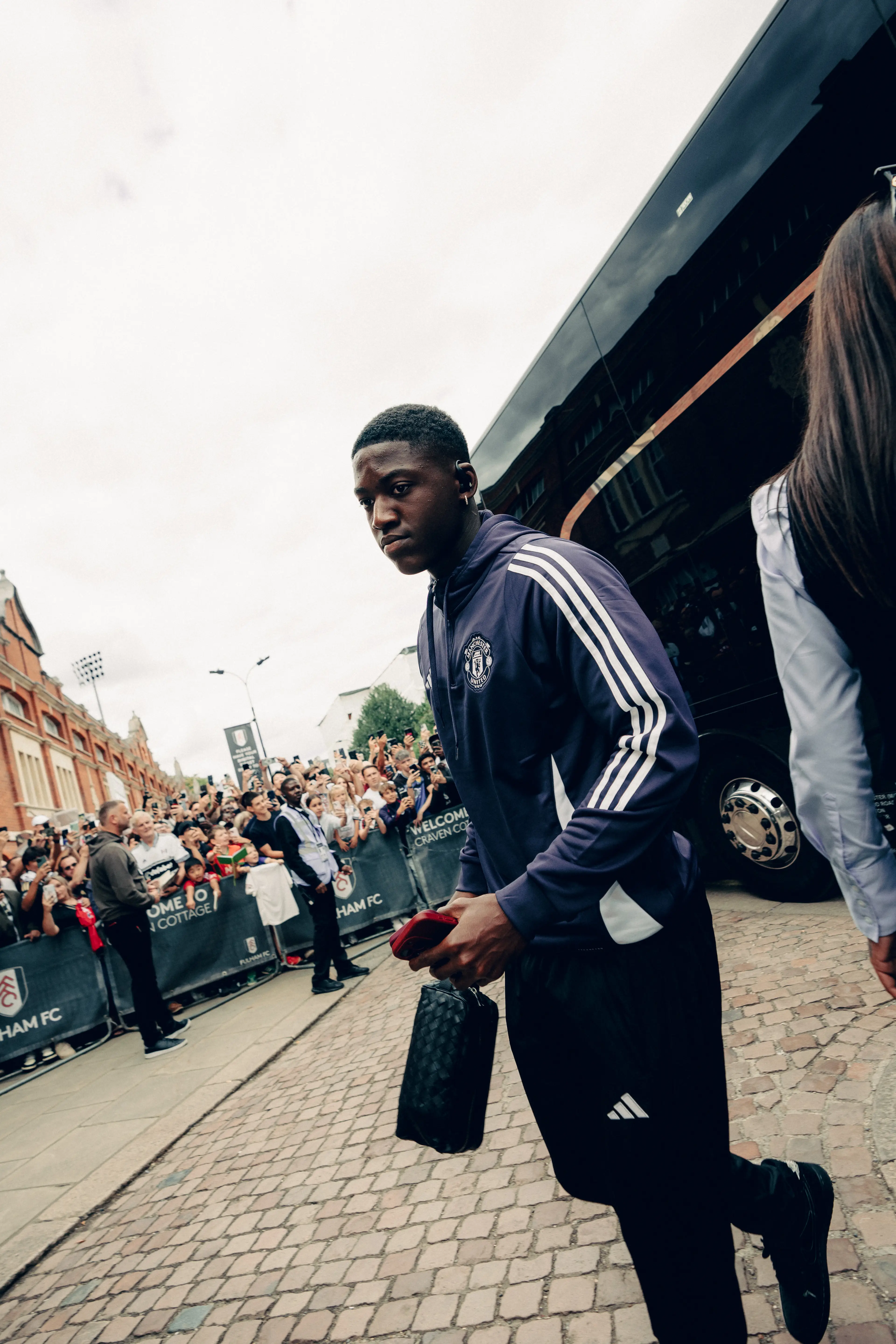 Kobbie Mainoo is still searching for his first minutes this season. Image: Getty