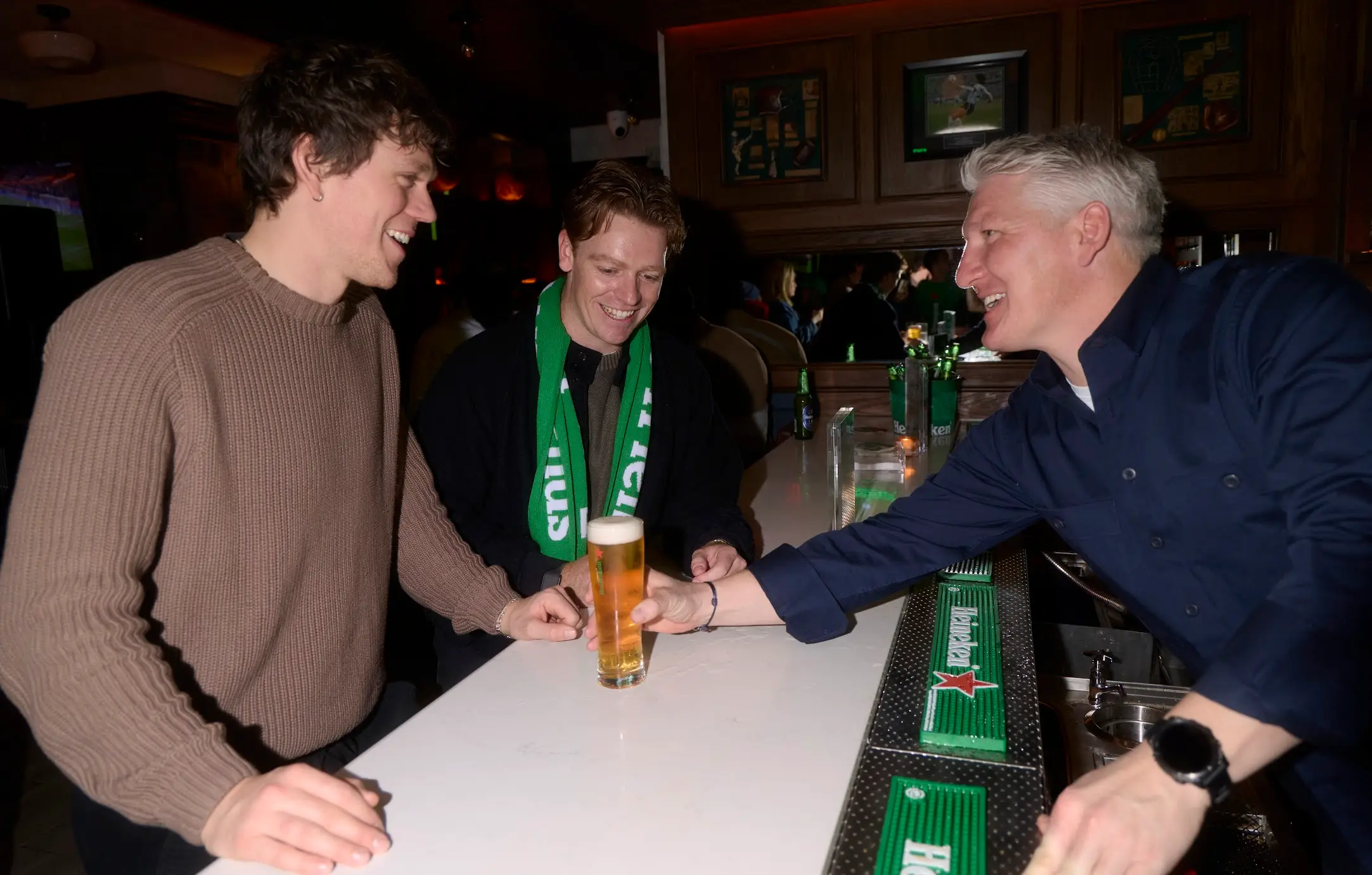 Schweinsteiger has invited Wayne Rooney for a beer or two at Oktoberfest. Image: Heineken