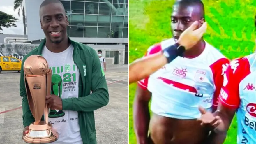 Footballer flashes his penis in the middle of a match to distract his opponent